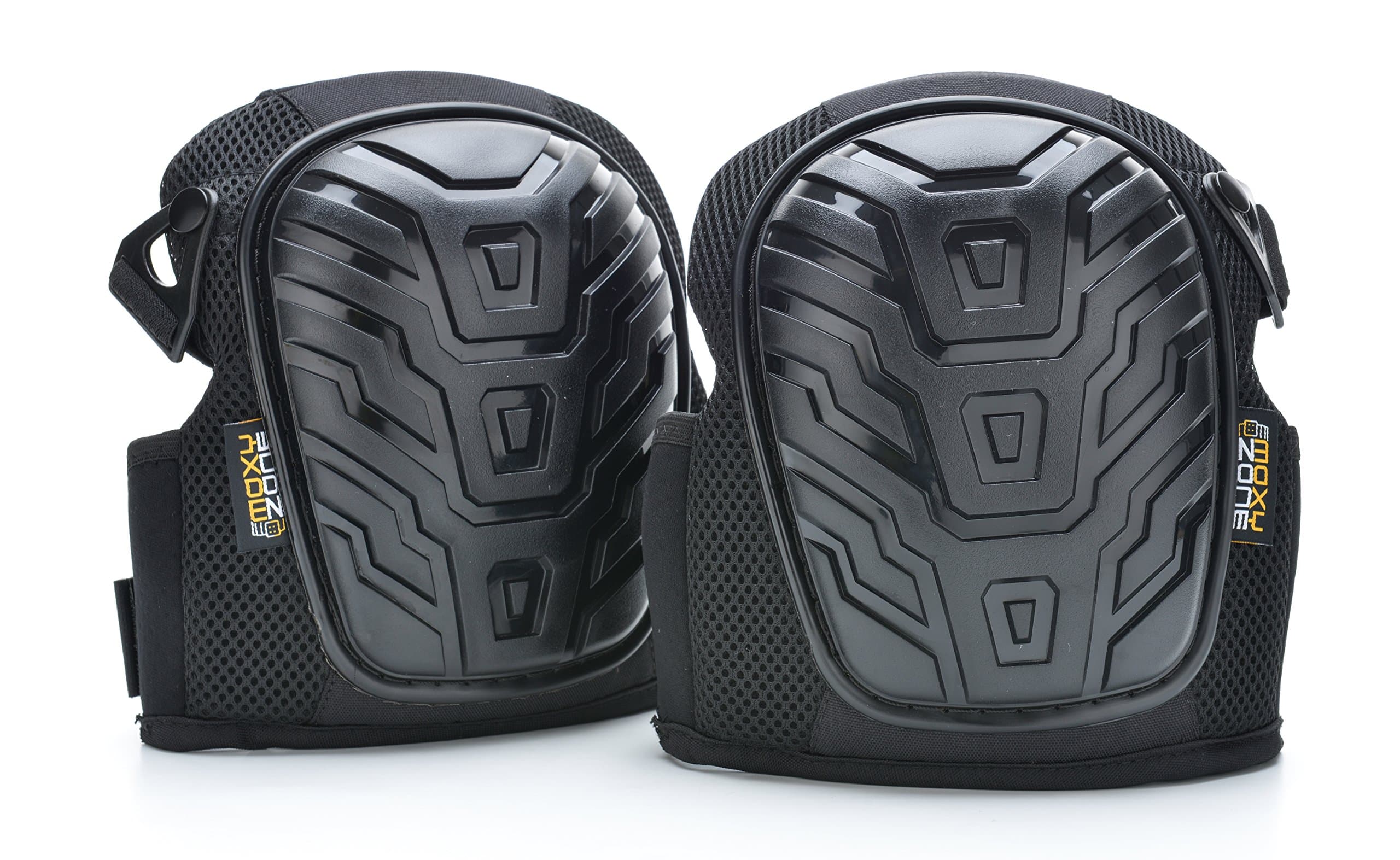 Moxy Zone Professional Knee Pads - Heavy Duty Foam Padded Shell and Comfortable Gel Cushion - Kneepads for Construction, Yard Work, Gardening, Flooring, Tile - Adjustable Straps for Men and Women