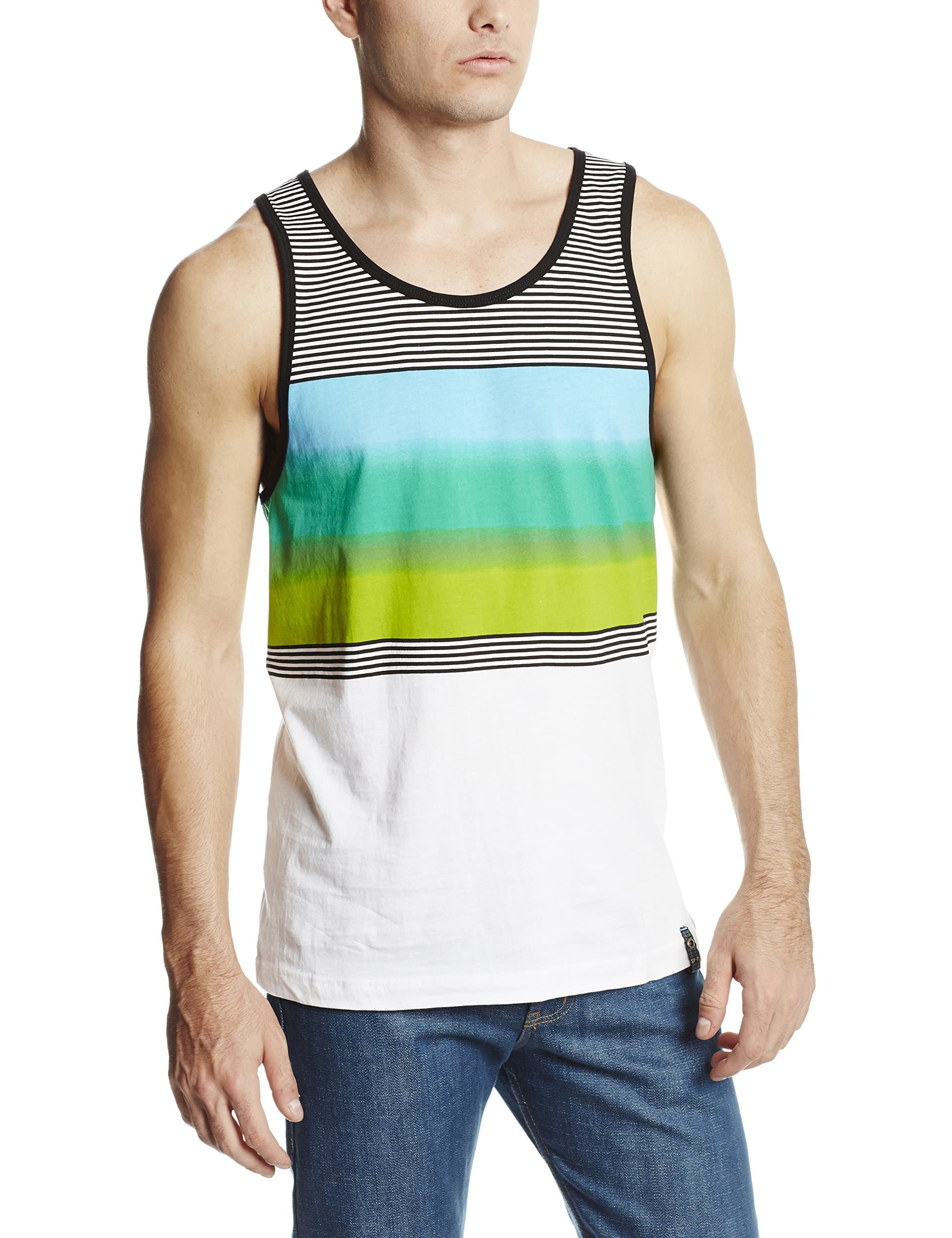Burnside Men's Blue Seas Knit Tank