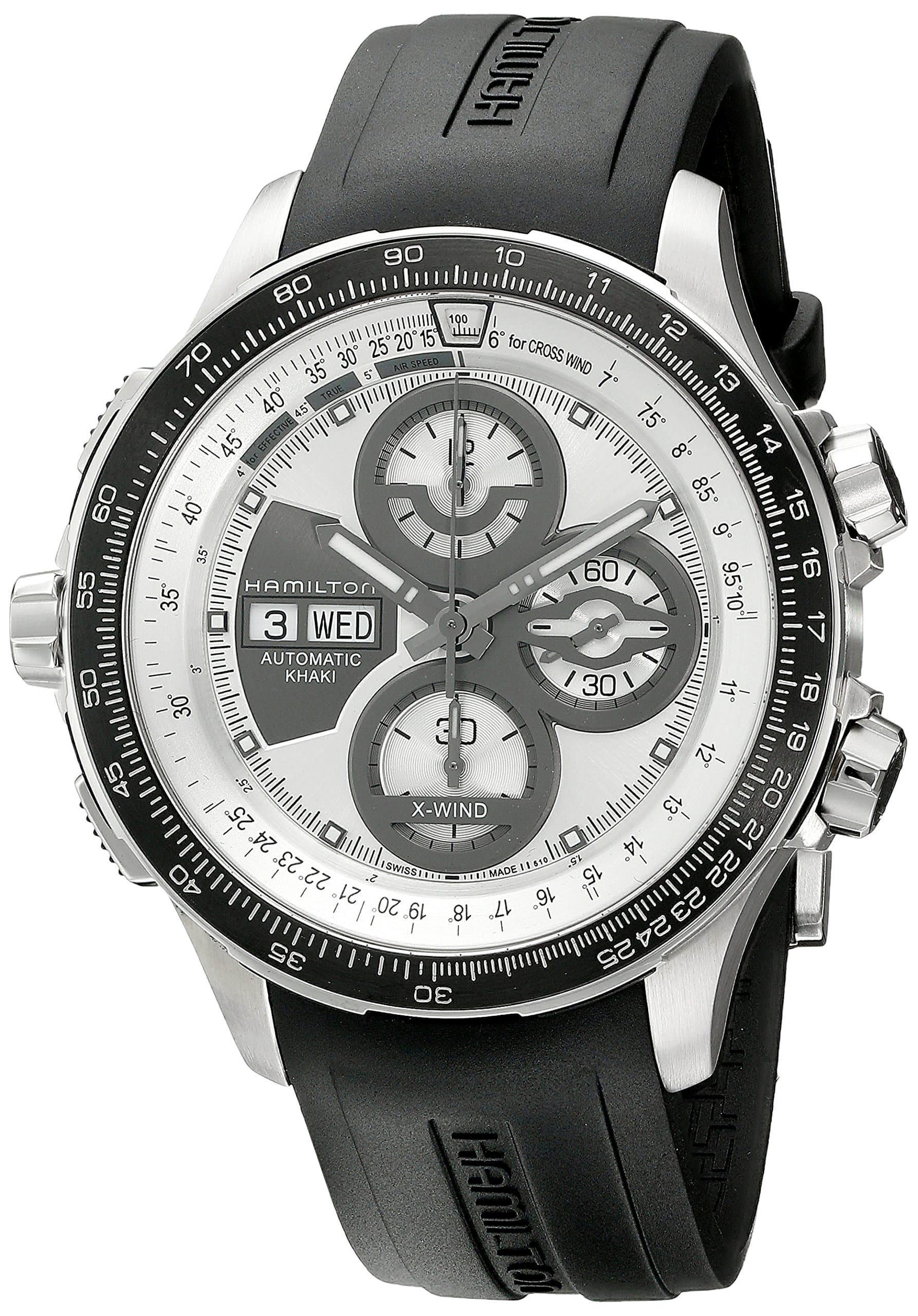 Hamilton Men's H77726351 Khaki Aviation Analog Display Automatic Self Wind Black Watch