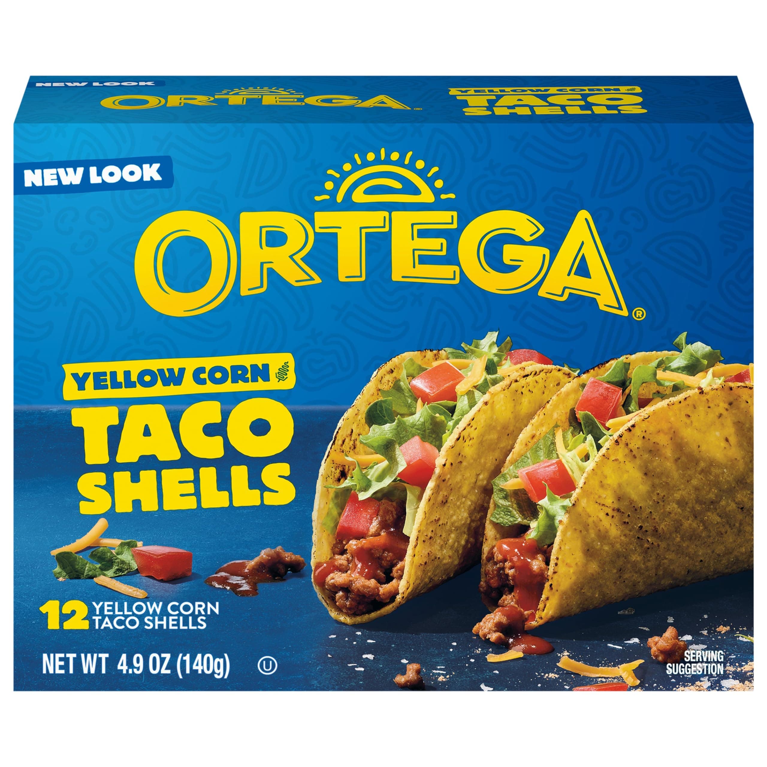 Yellow Corn Taco Shells, 4.9 Ounce, 12 Shells