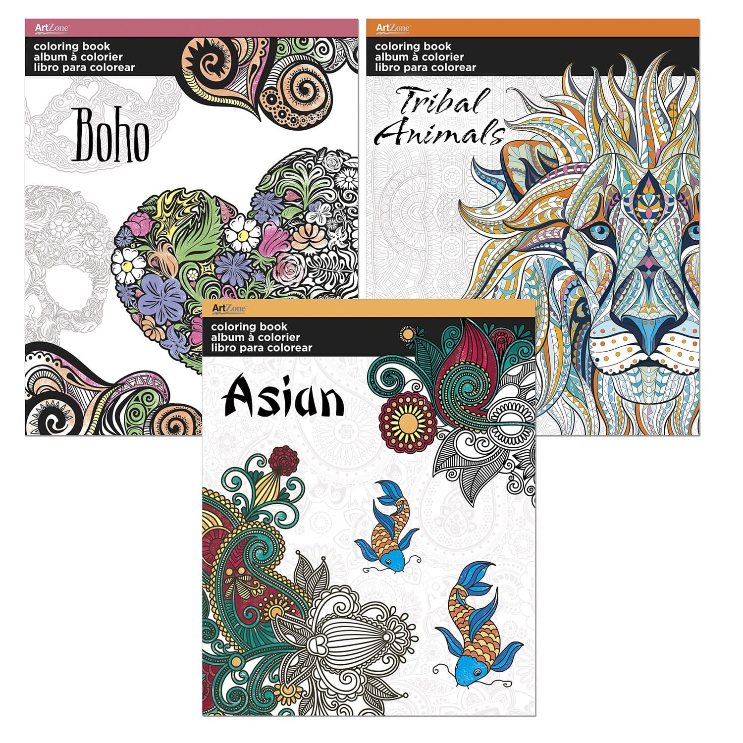 ARTZONEAdult Coloring Book Bundle