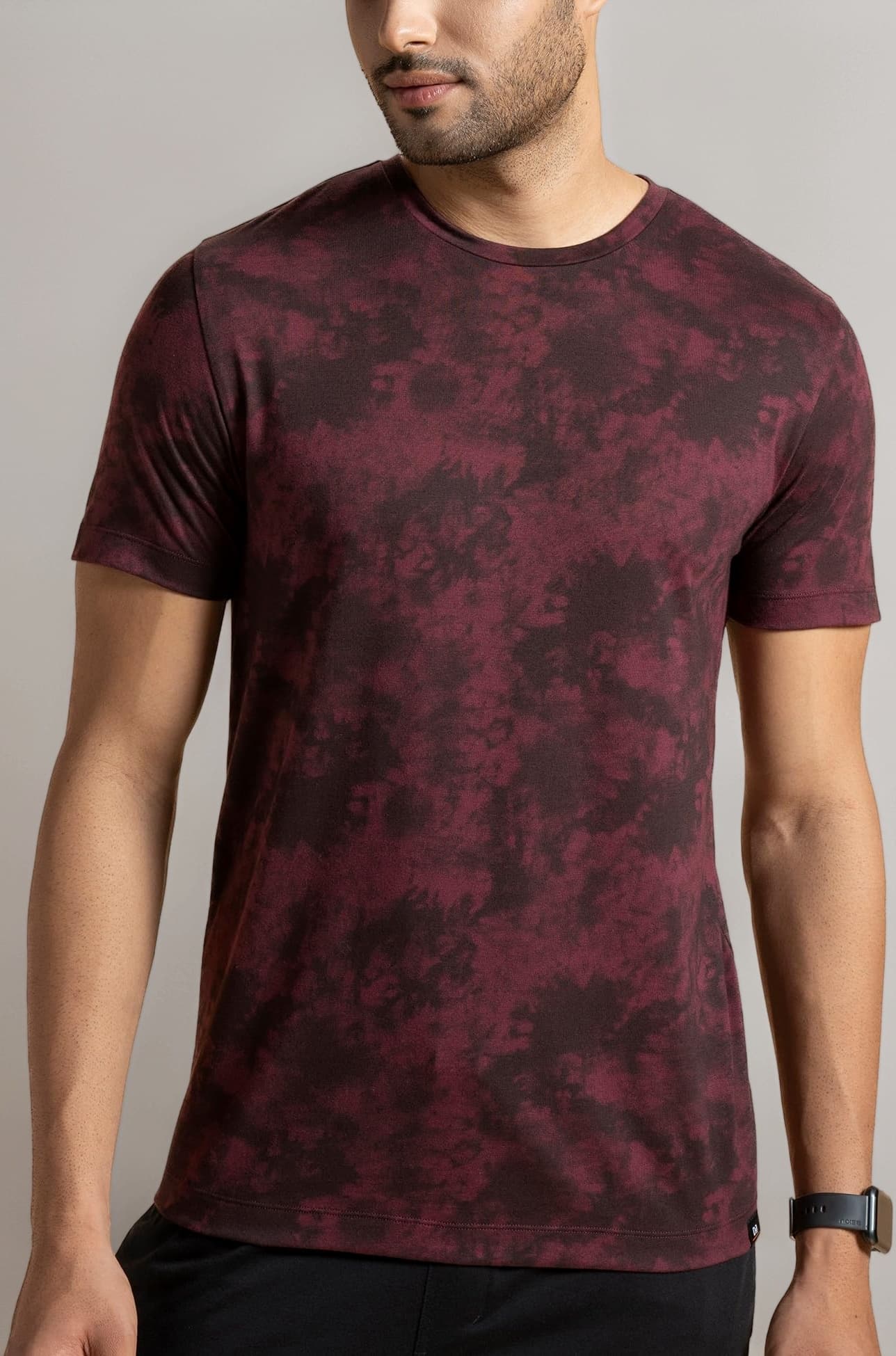 - Regular Fit Cotton Blend Tshirt Half Sleeve Crew Neck Comfortable Casual Lightweight Premium Vortex Elemental Breeeze Tshirts for Men Pack of 1