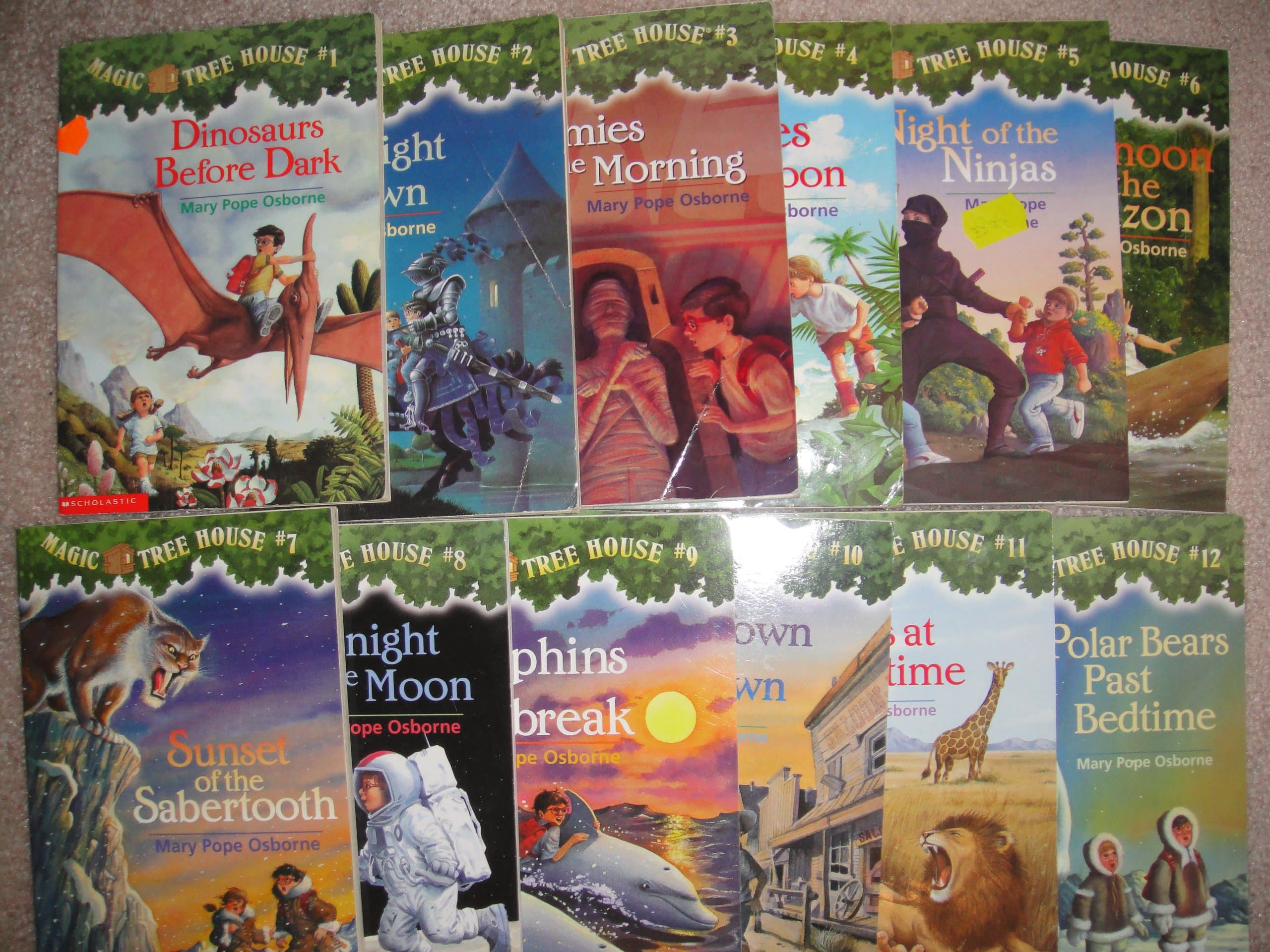 Magic Tree House 12 Book Set Books 1-12
