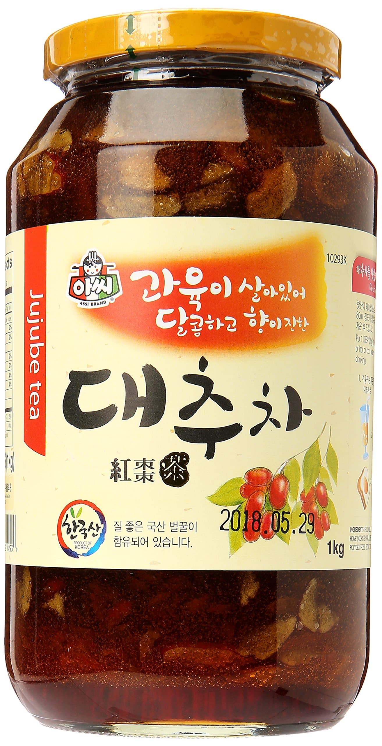 Assi Korean Jujube Tea, 1kg (2.2 lb)