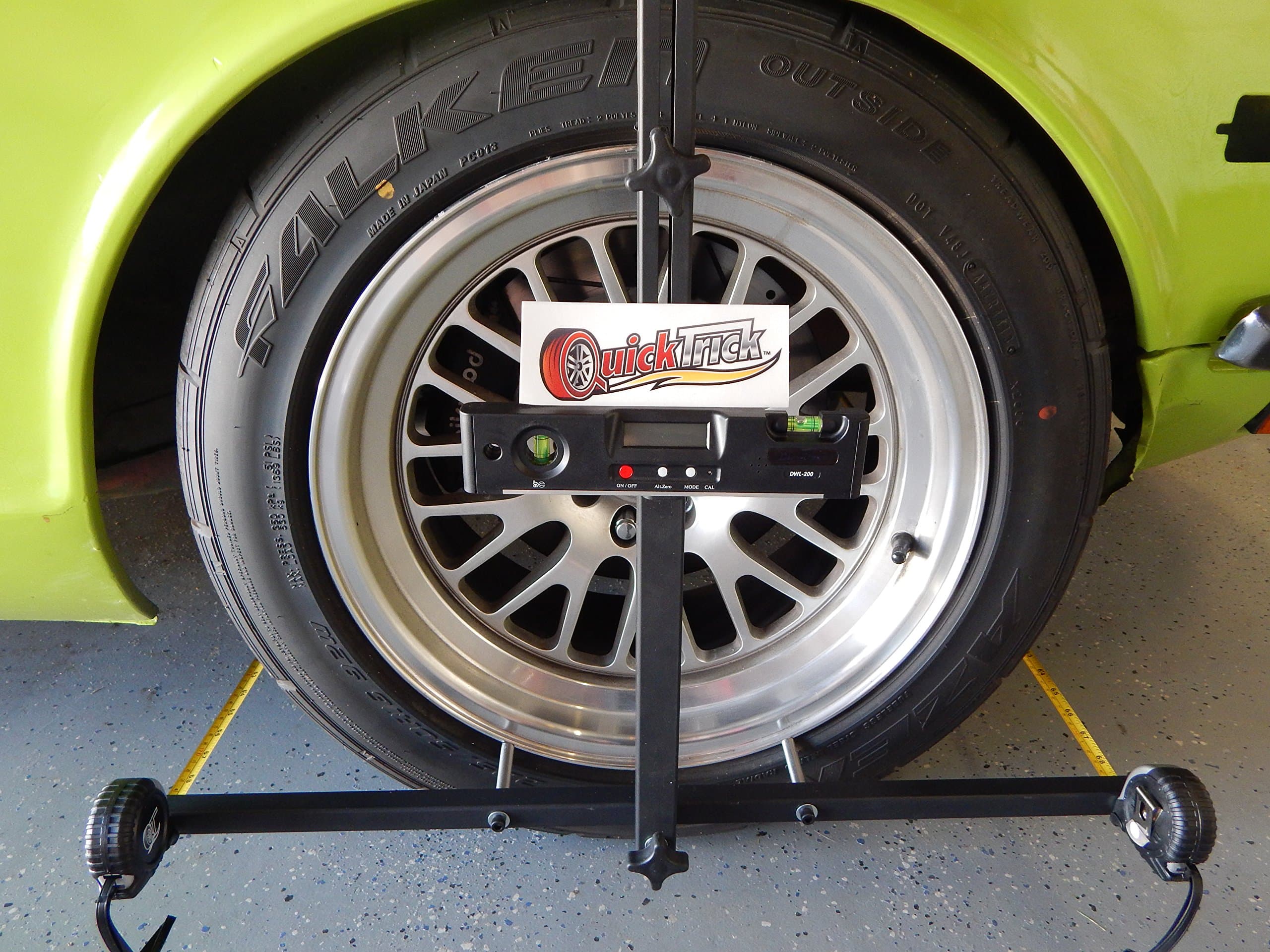 QuickSlide Elite Wheel Alignment All 3 in One Caster, Camber & Toe - 17-22" Wheels