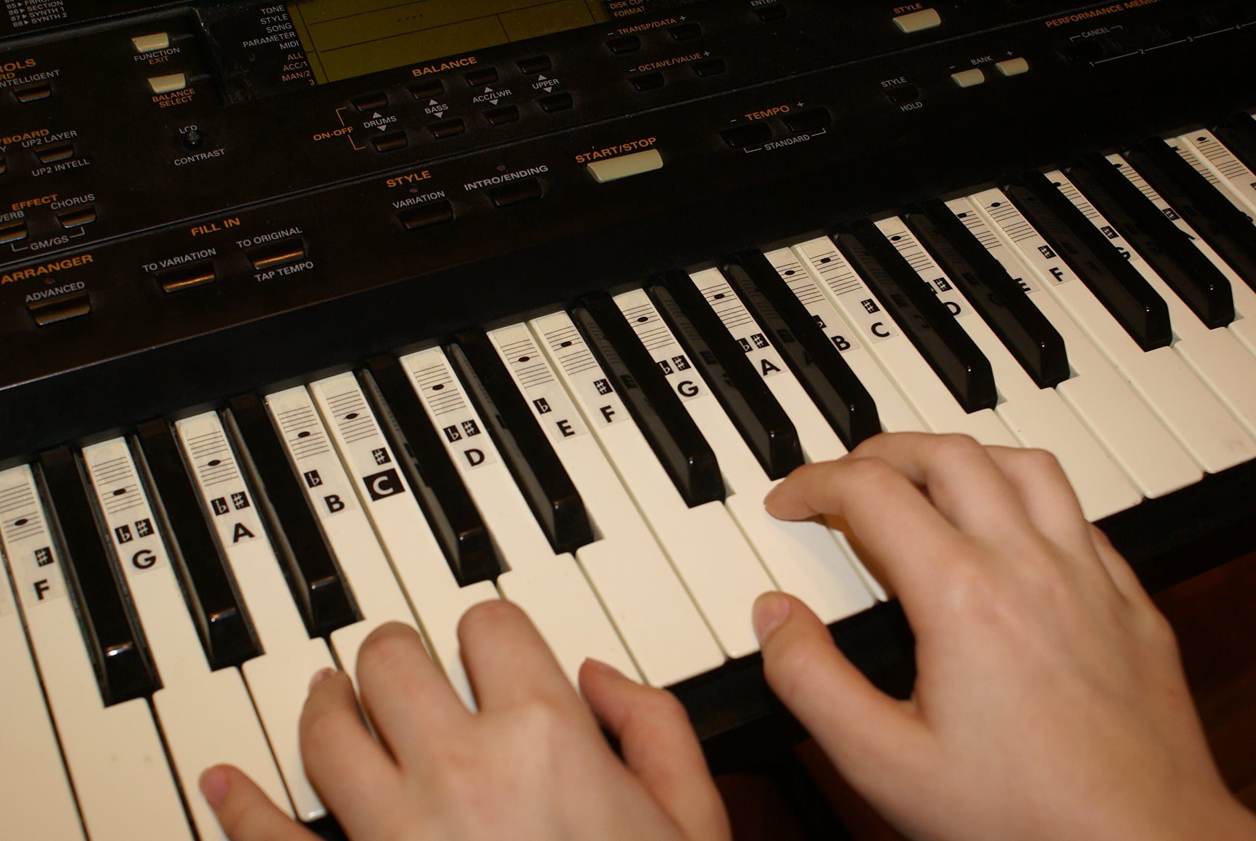 Piano Keyboard Music Note Label Keys Stickers + new version free