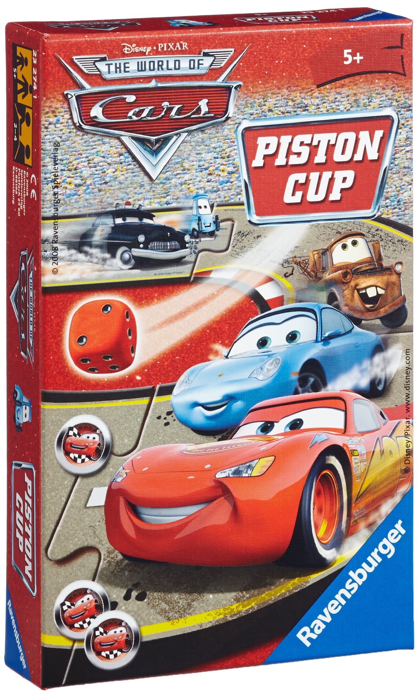 Ravensburger23274 1 "Cars Piston Cup Game