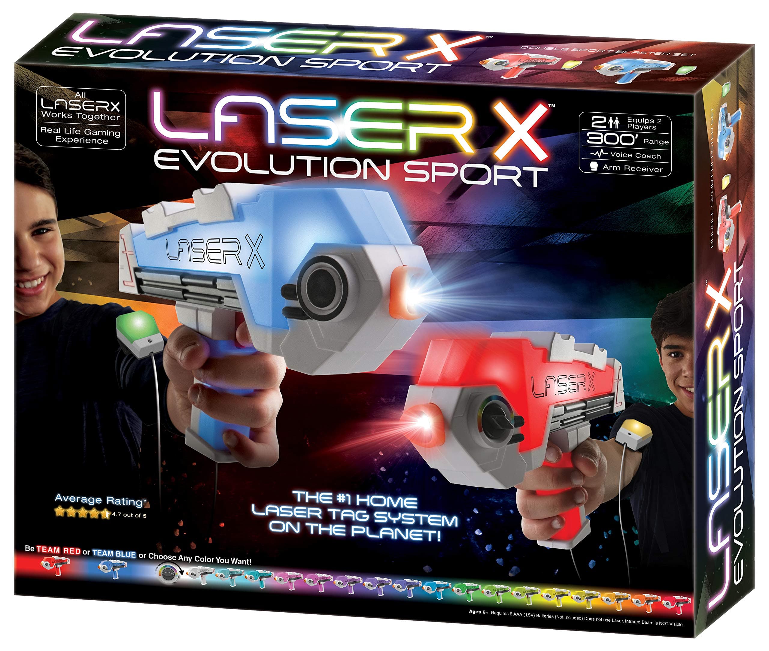 Laser X Evolution Sport Double Blasters Battery Operated, 88857