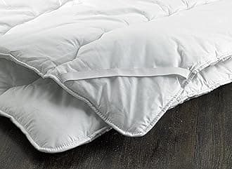 Diana Cowpe Super King Size Mattress Topper Luxury 100% Cotton Cover Soft & Bouncy Anti-Allergy Filling Elasticated Corners Mattress Pad Made in UK