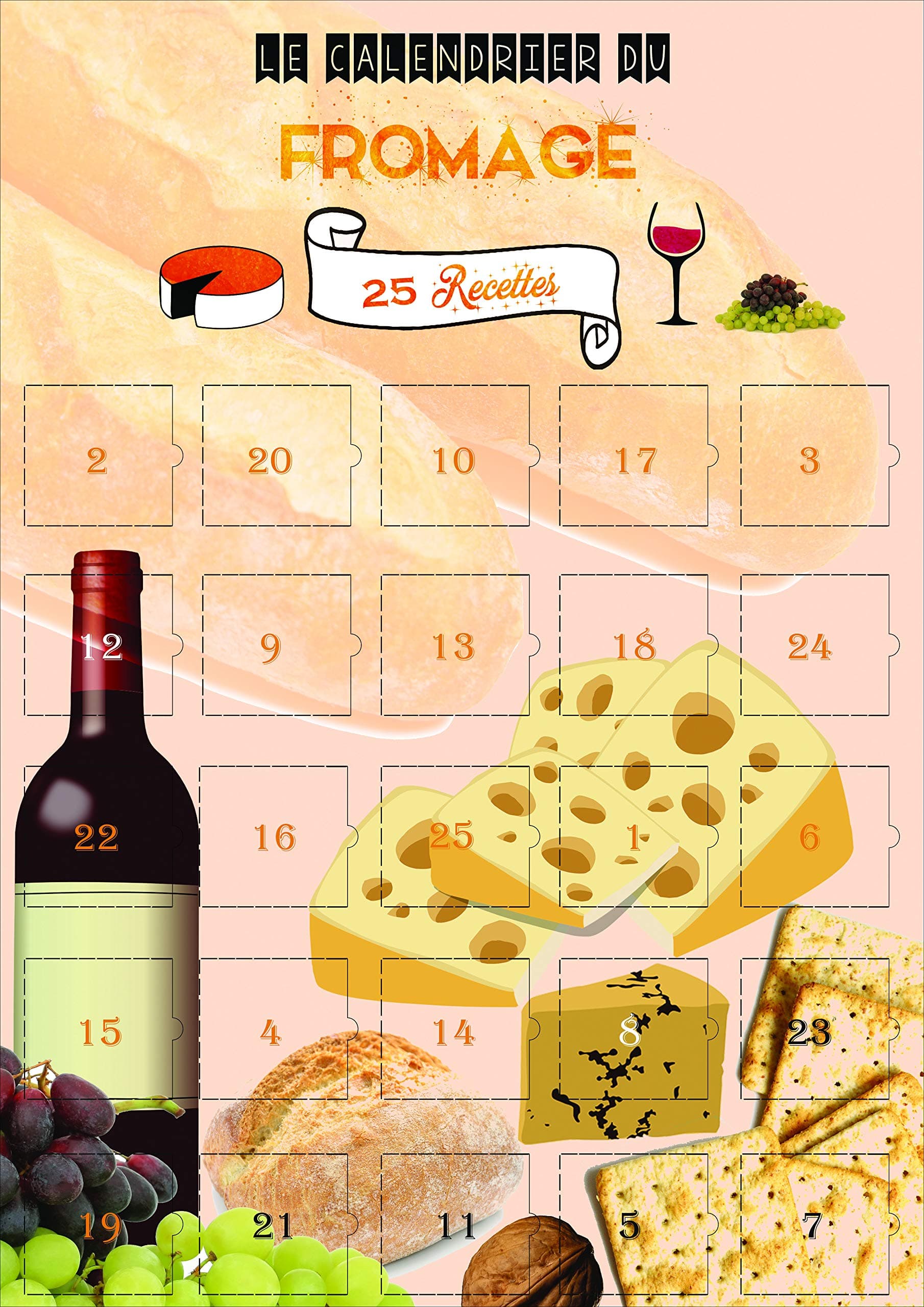 Cheese Advent Calendar 25 Cheese Recipes
