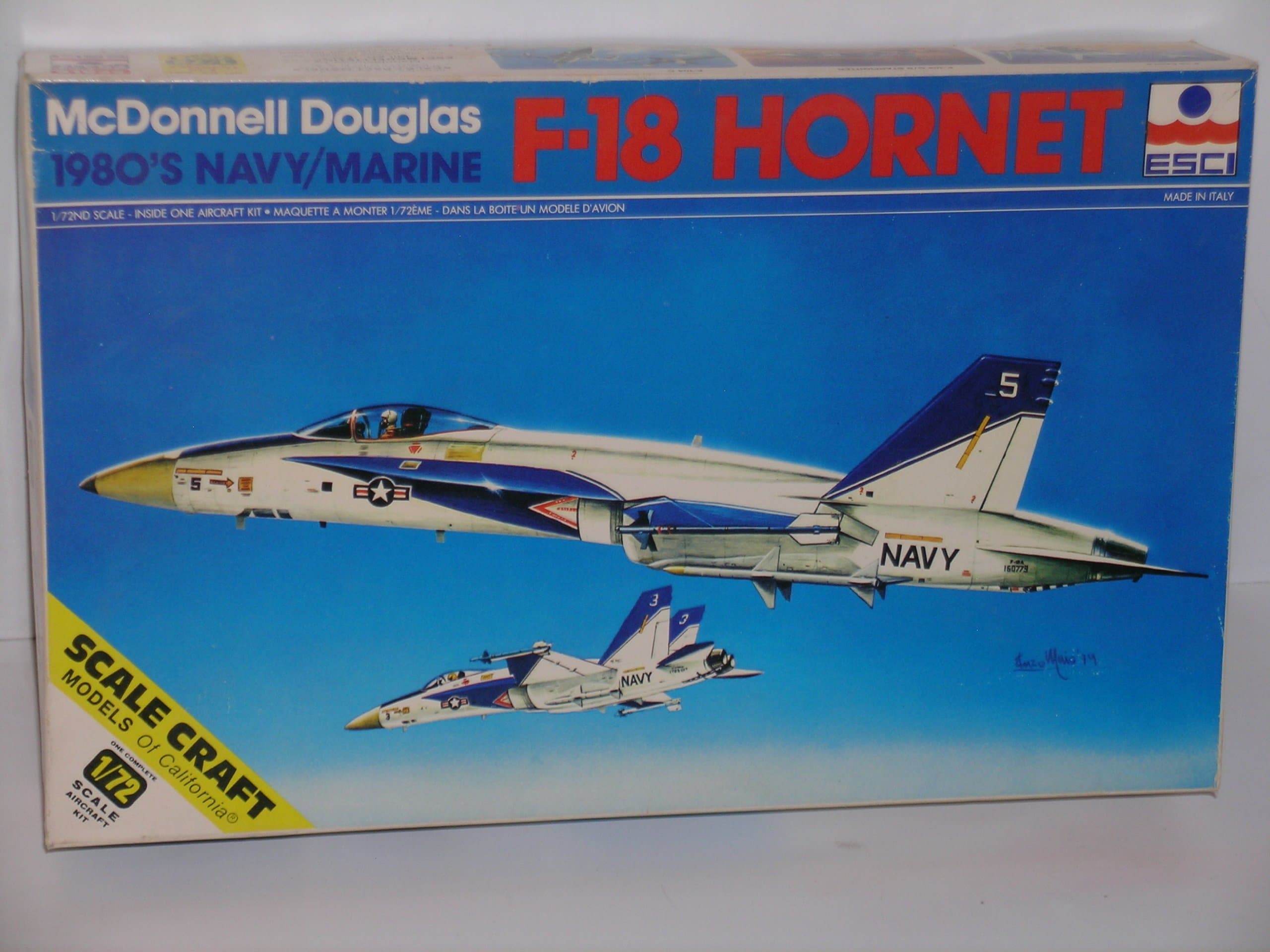 F-18 Hornet Fighter Jet---Plastic Model Kit