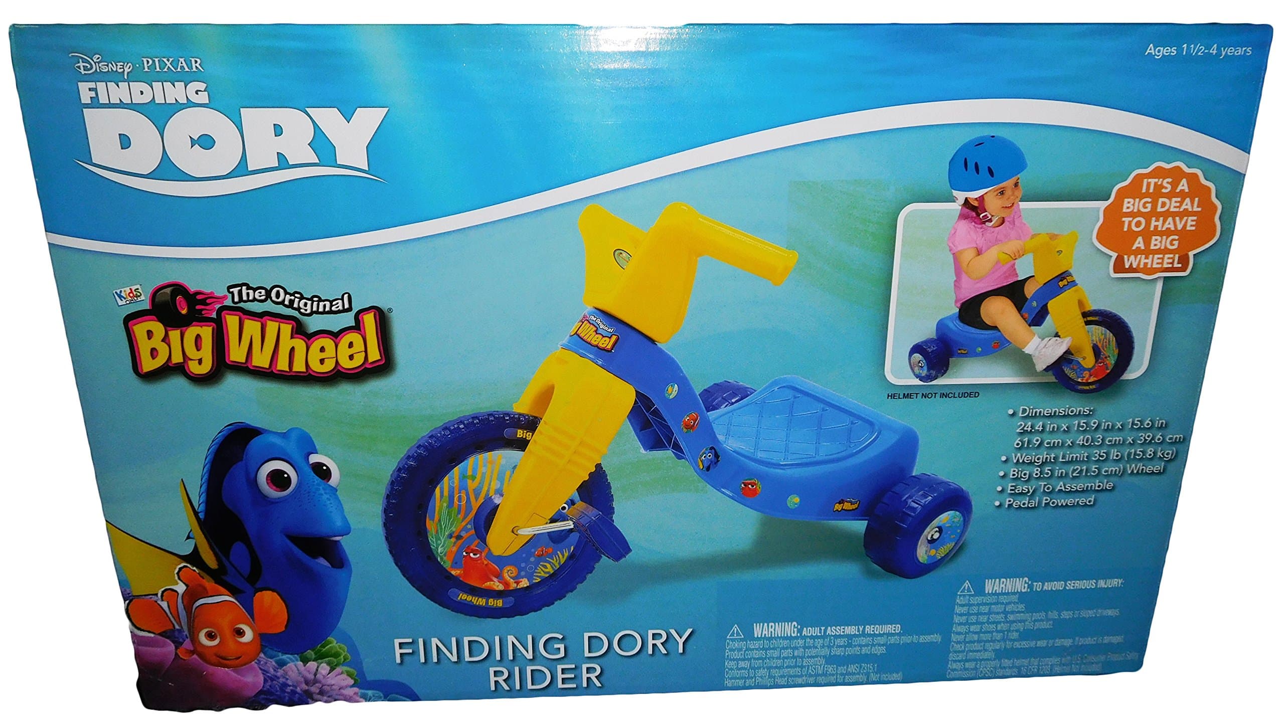 Disney Pixar Finding Dory Original Big Wheel Rider