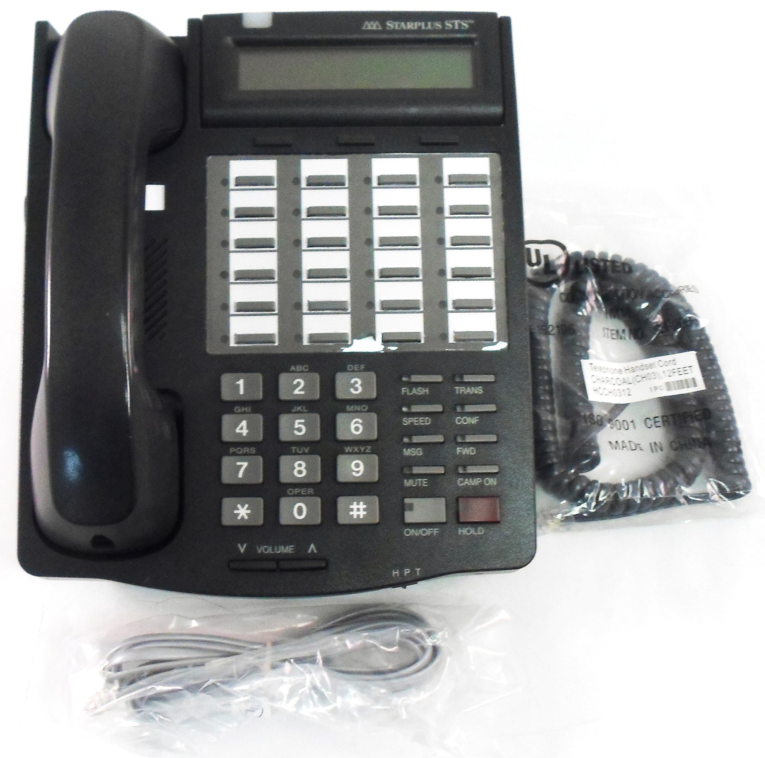 Vodavi STS 24 Button Display Speakerphone Charcoal 3515-71