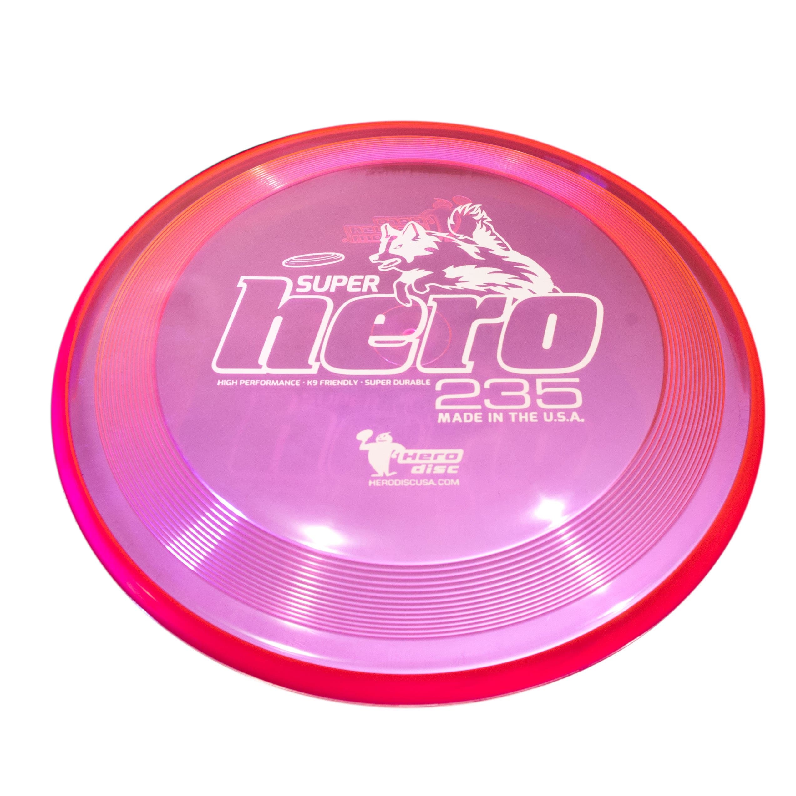Hero Super Hero Dog Flying Disc - Pink