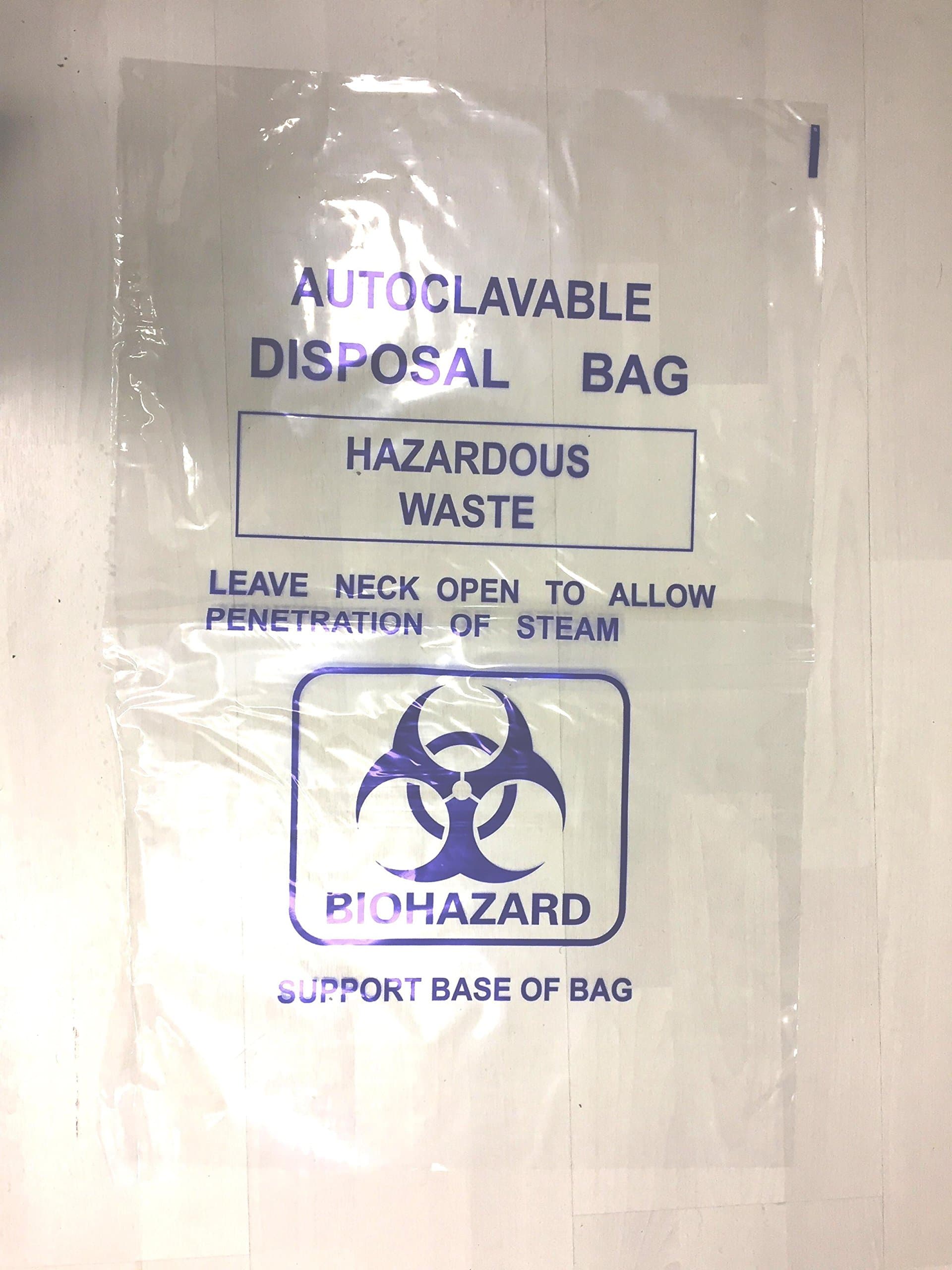 Microspec Autoclave Bags 302mm x 608mm Polypropylene for use up to 135 Degrees