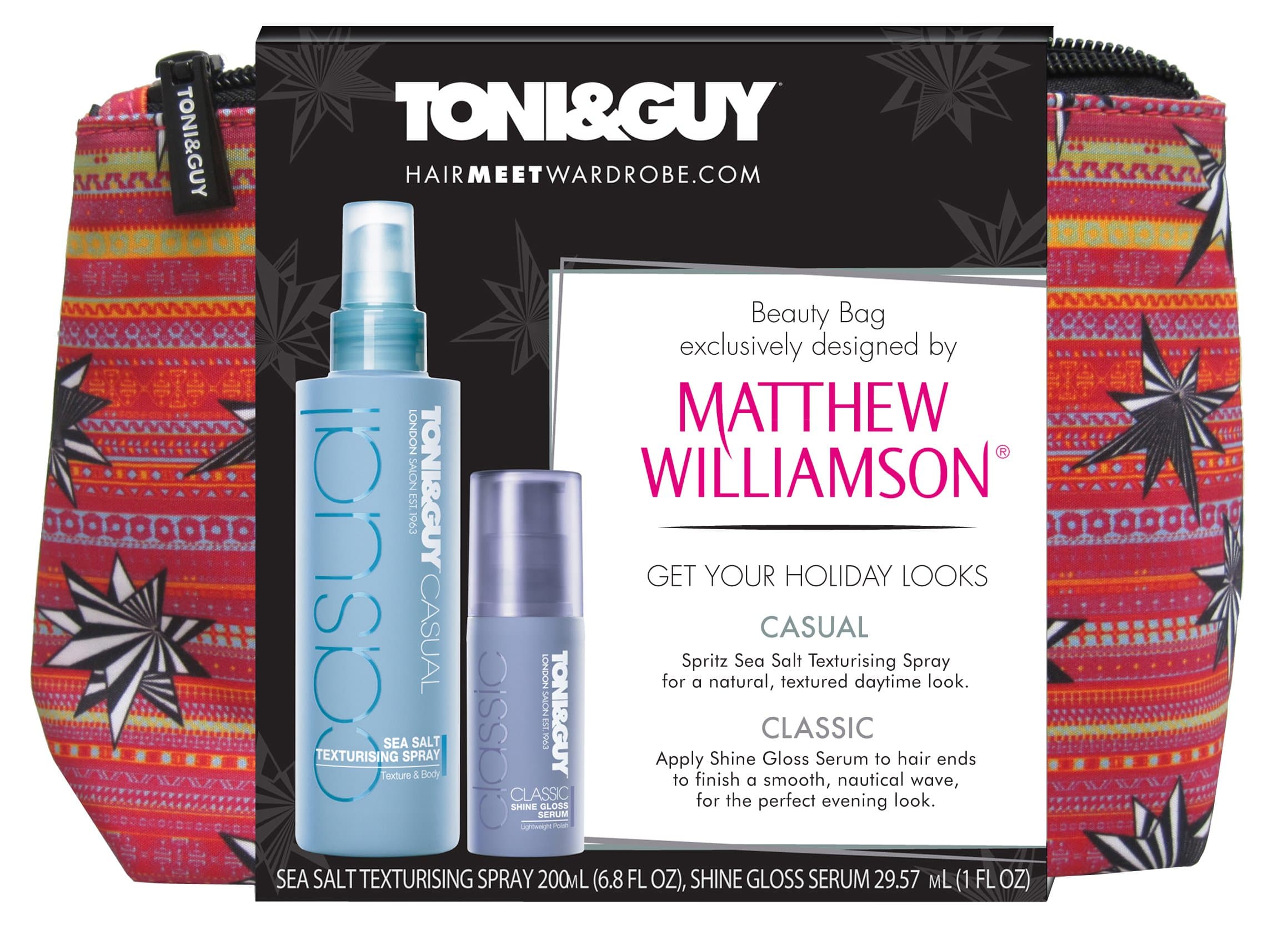 Toni & Guy Bag Gift Set, Mathew Williamson