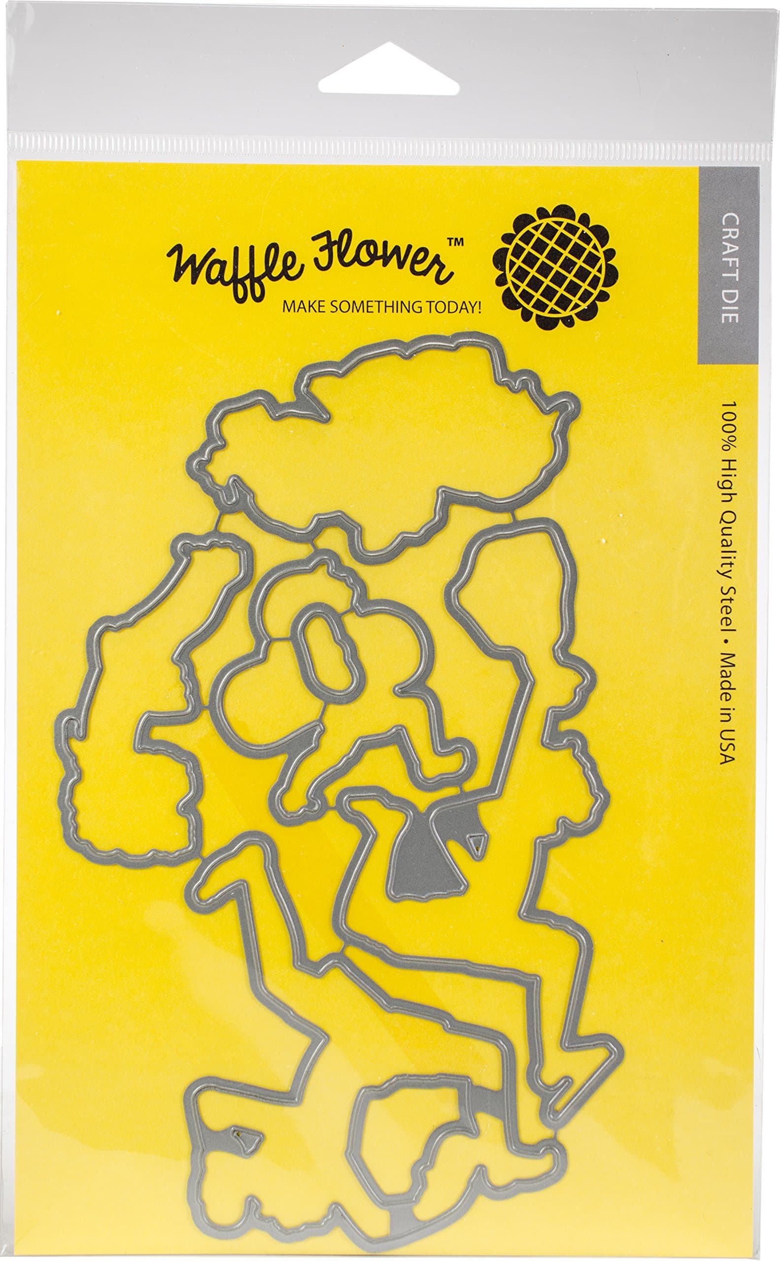 Waffle Flower Crafts Sandy Toes Die-Cuts, Multicolor