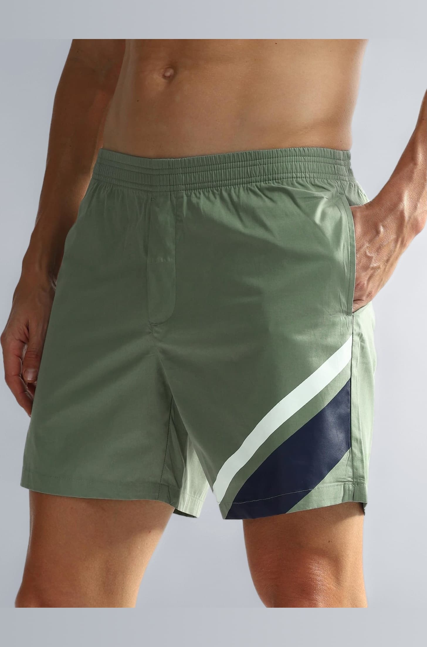 U.S. Polo ASSN. Mens Mid Rise Solid OEX06 Shorts - Pack of 1