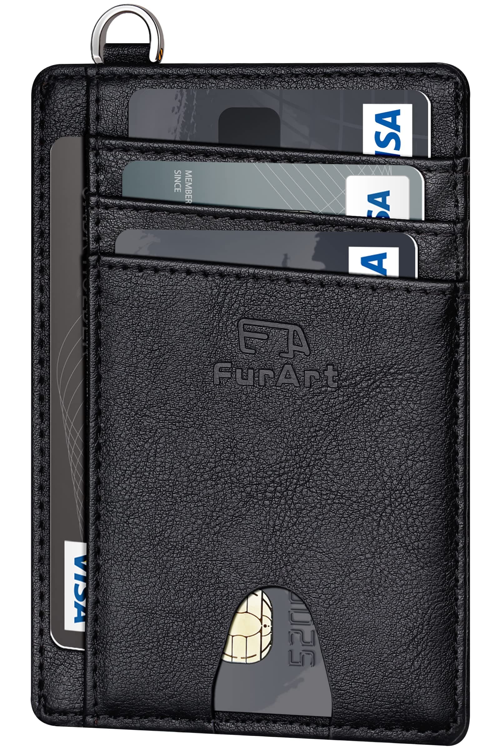 FurArt Slim Minimalist Wallet, Front Pocket Wallets, RFID Blocking, Credit Card Holder for Men