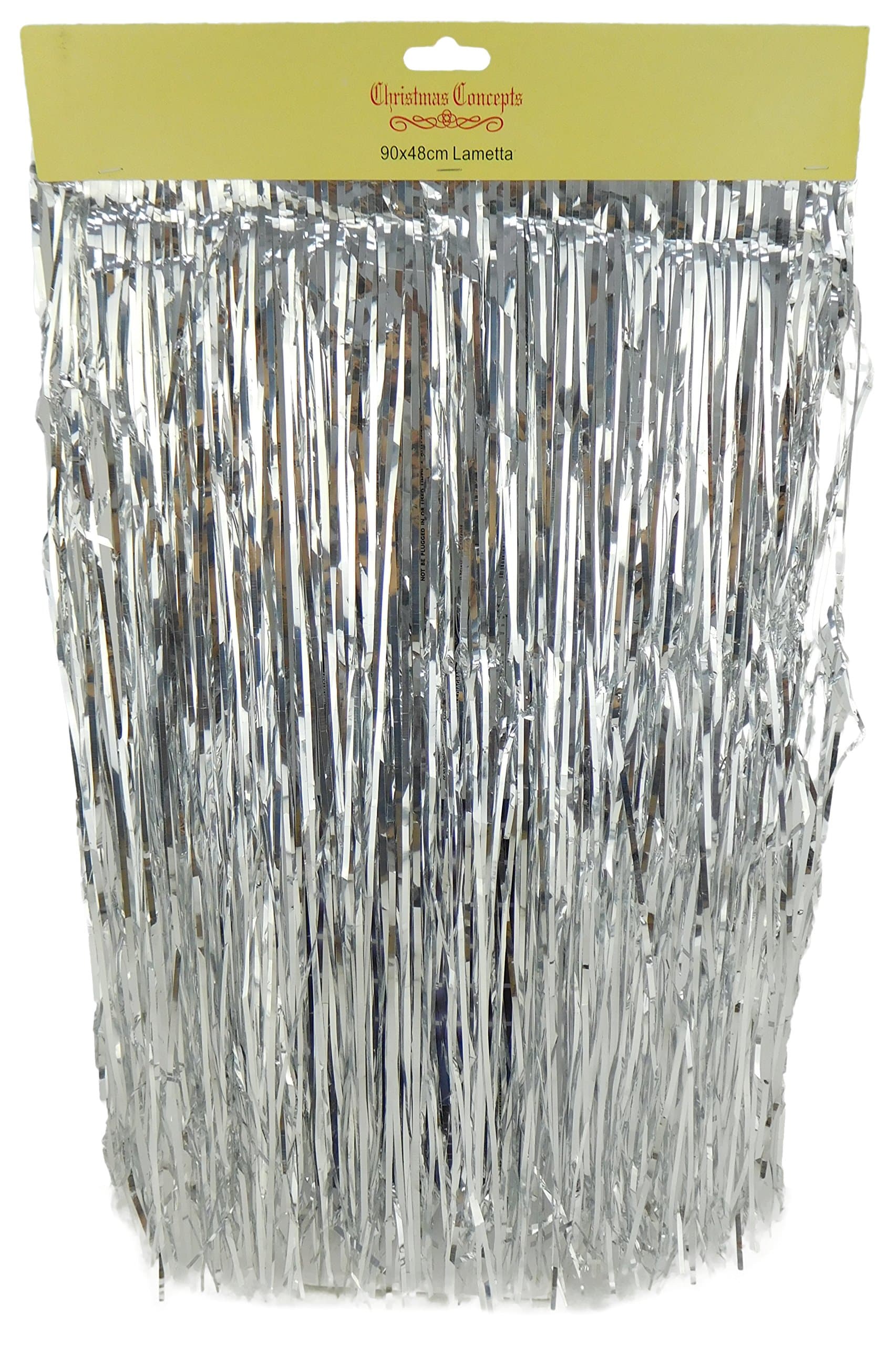 Christmas Concepts® Shiny Lametta - Christmas Tree Decorations (Silver)