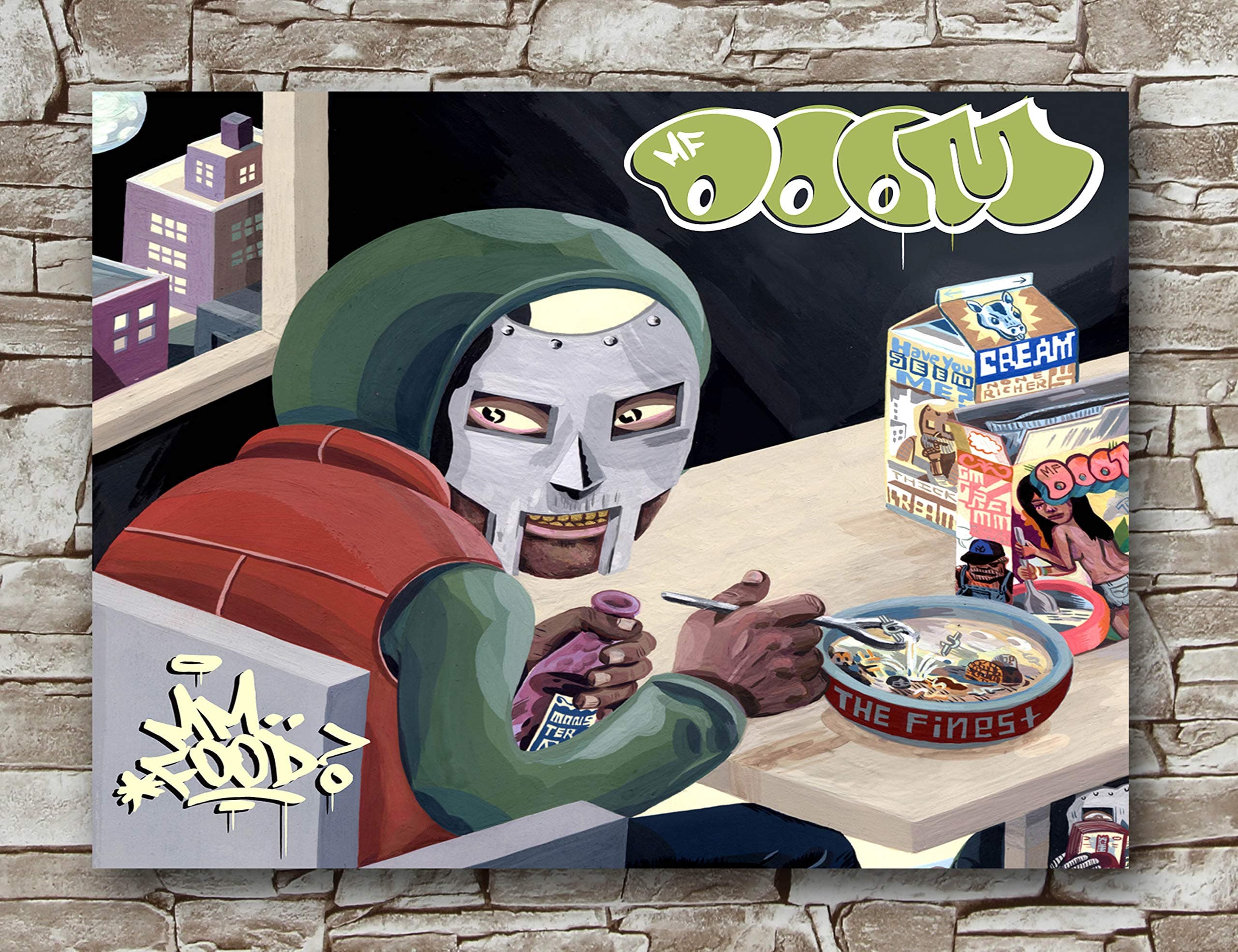MF Doom ポスター 標準サイズ | 18インチ x 24インチ | MF Doom ポスター 壁ポスター プリント