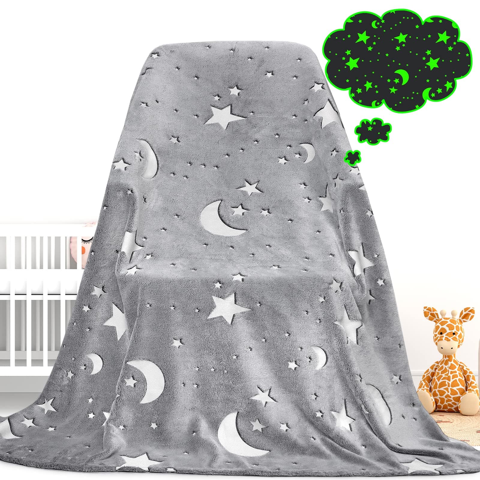 Throw Blanket Cute Design Stars Blanket Kids Soft Blankets and Throws