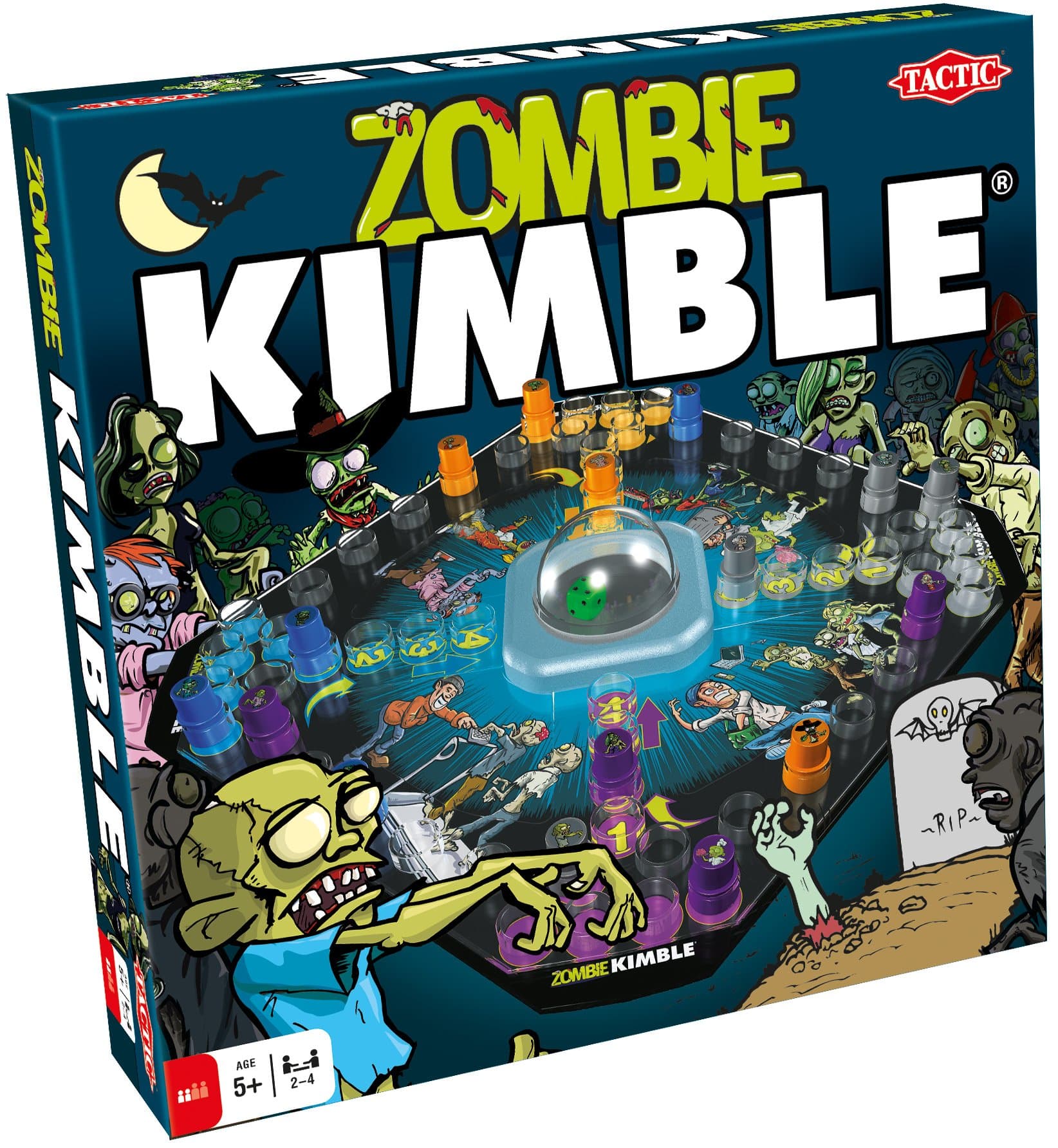 Tactic Games 53219 Zombie Kimble Board Game, Multicolor
