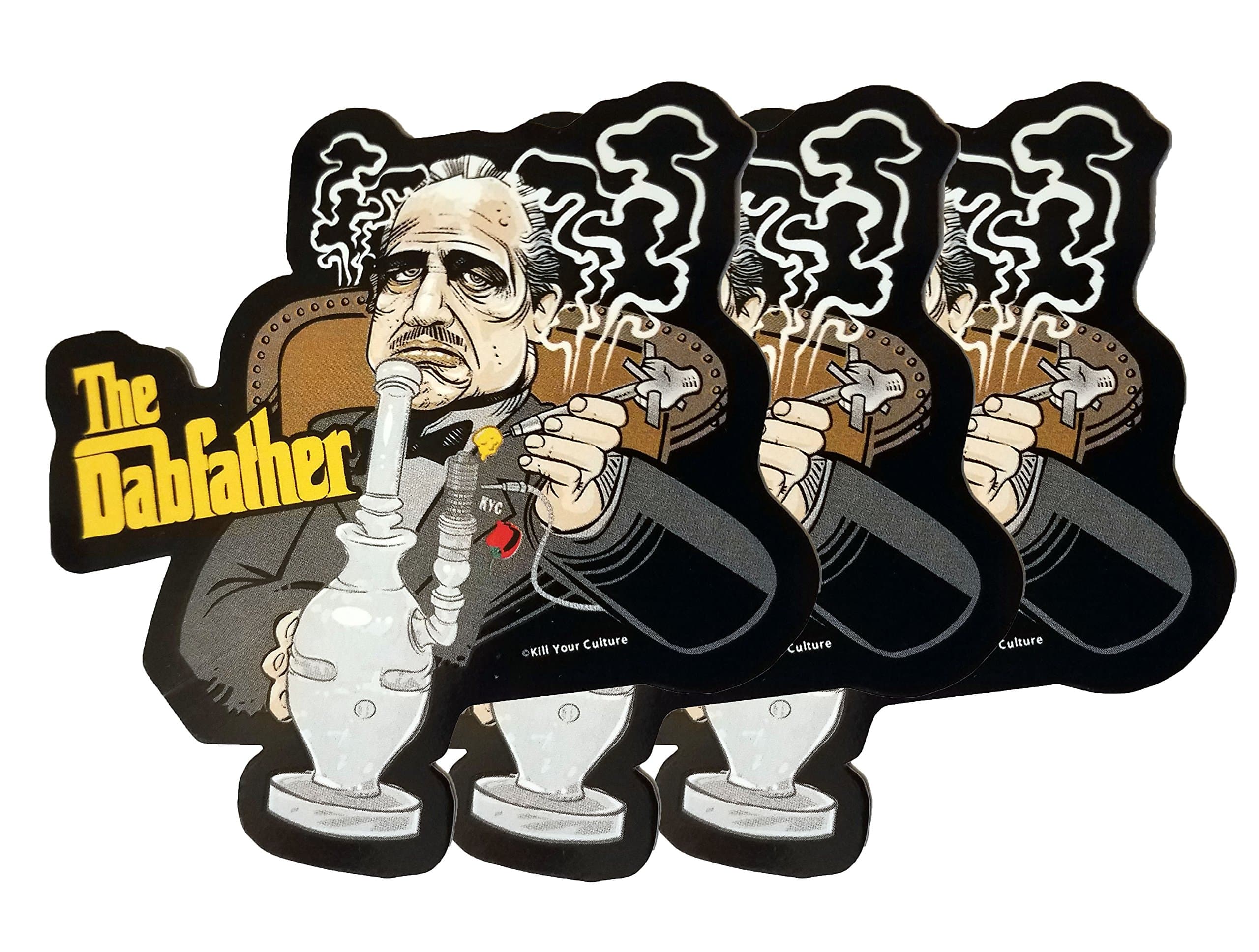 Dabfather Die Cut Vinyl Sticker 3 Pack