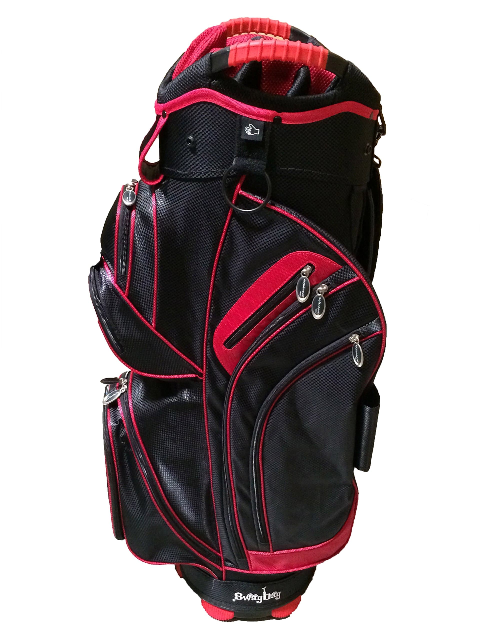 Men's M2500 Cart Bag, Red/Black