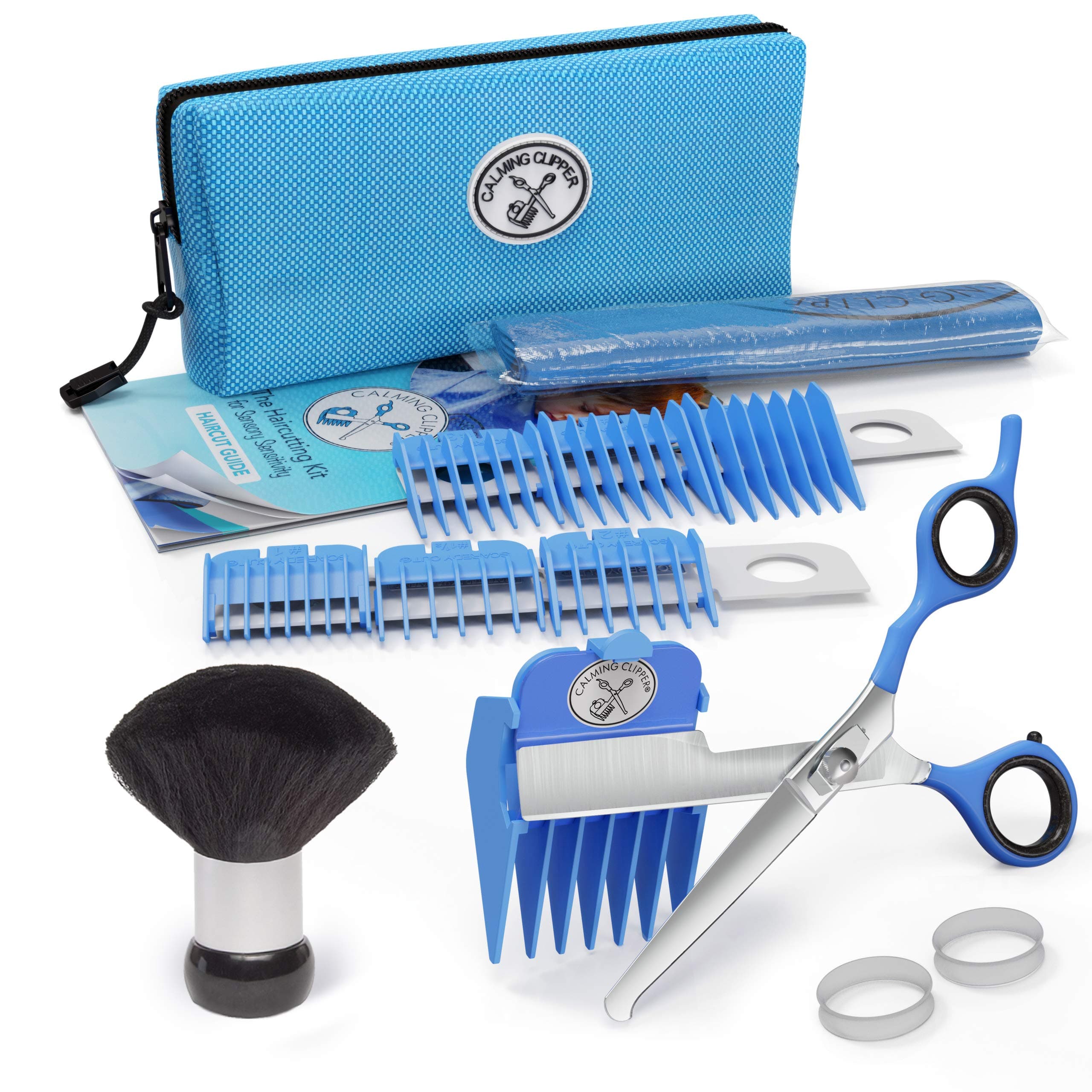 Calming Clipper Scissors (Right-Handed with Neck Duster)