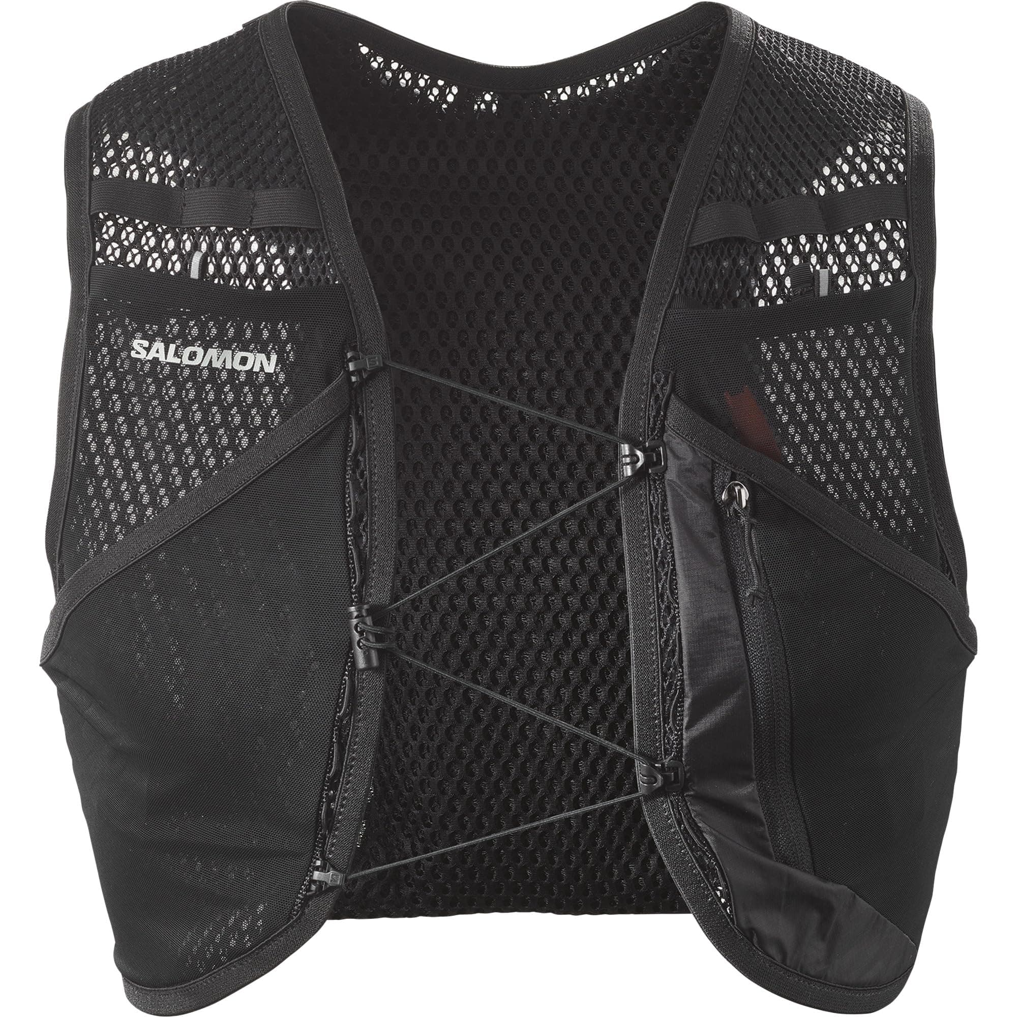 Active Skin 4 No Flasks, Easy Hydration Vest Chest Pockets, Precision SensiFit Comfort, Custom Quiver Compatible Secure Storage, Short Trail Running Vest