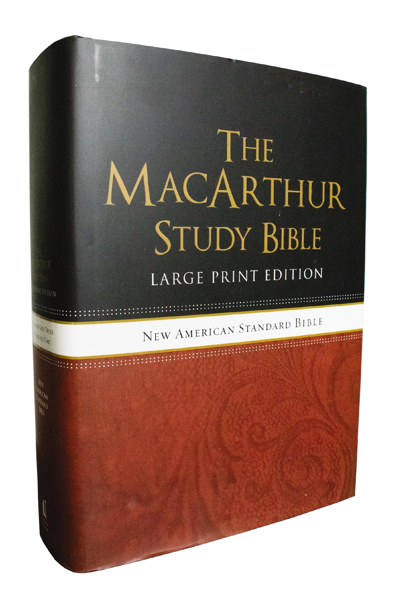 The NASB, MacArthur Study Bible, Large Print, Hardcover, Thumb Indexed, 1995 Text: Unleashing God's Truth One Verse at a Time (Holy Bible, New American Standard Bible)