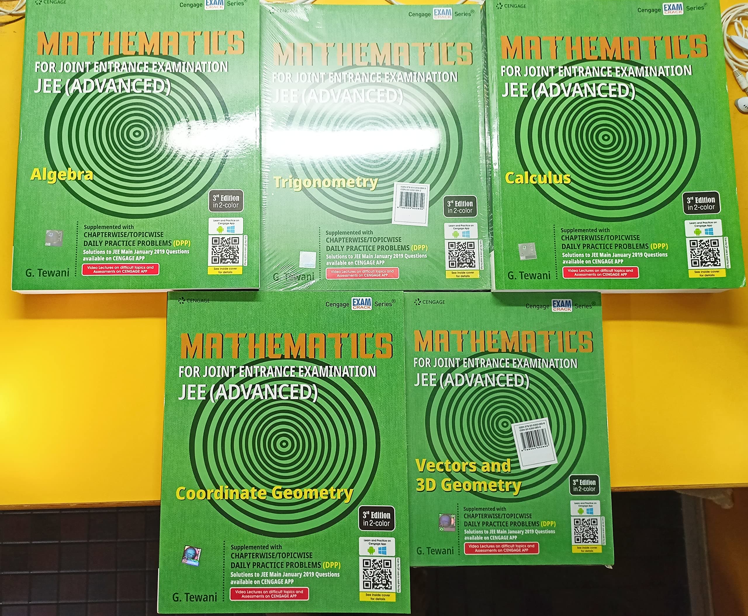 Cengage Maths Combo sets of 5 books(Old Edition)