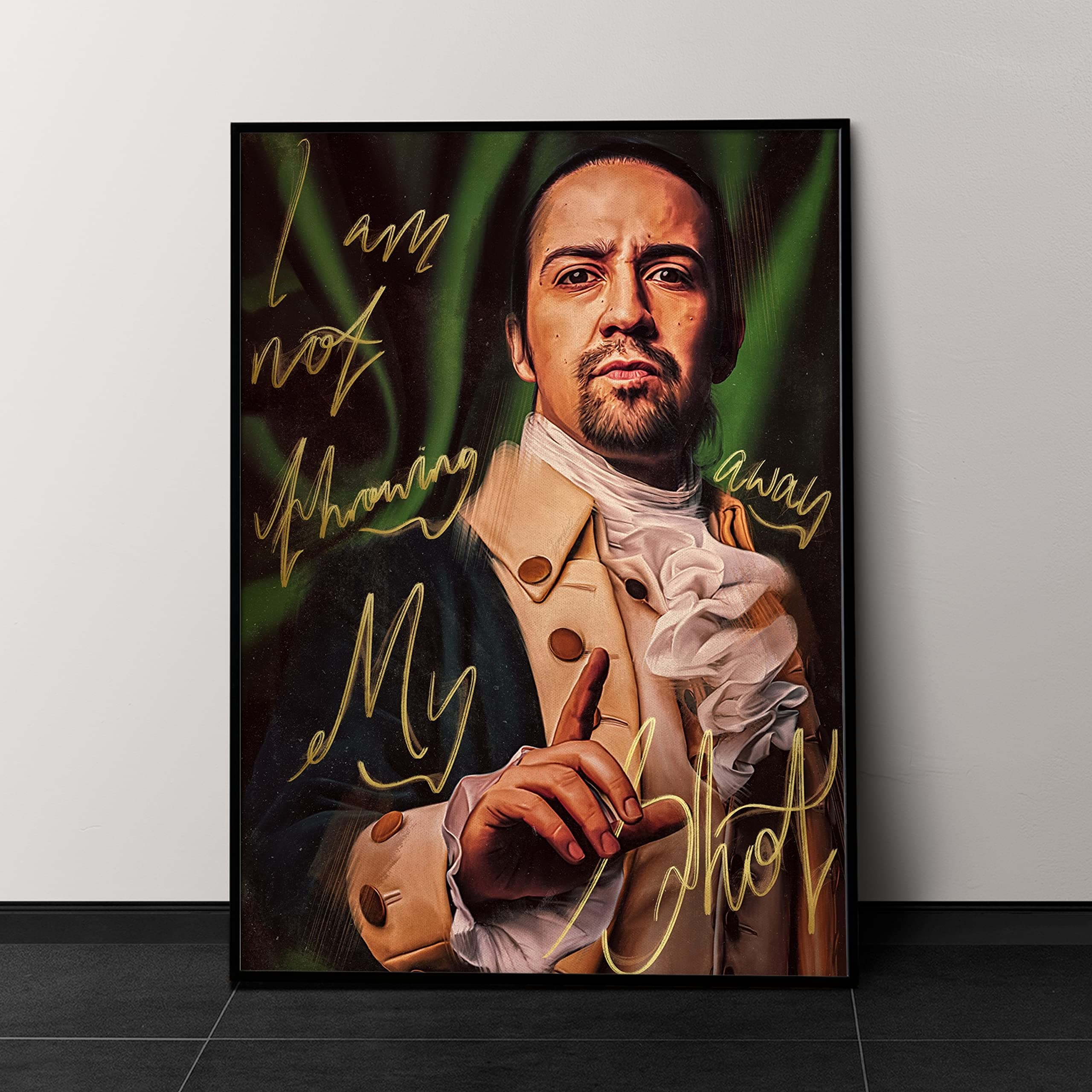 Broadway poster, Lin-Manuel Miranda musical artwork wall decor