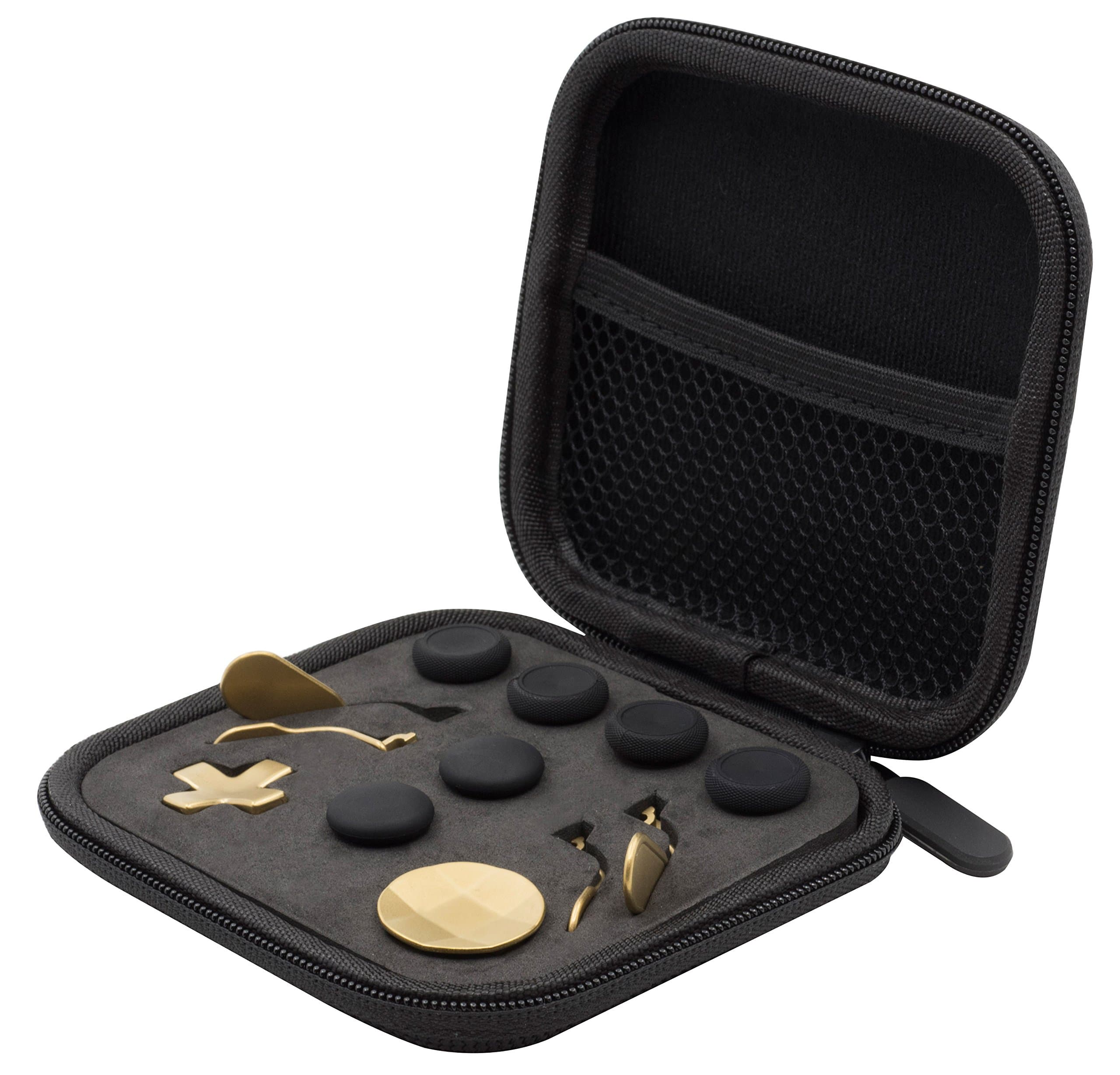 Snakebyte Elite Kit, Xbox One Elite Controller (Version 1) Accessories, Xbox Gaming Accessories, XBOX One Elite Controller Accessory Kit, 6 different Metal Analog Sticks, 4 Paddles and 2 D-Pads, Xbox One, Gold