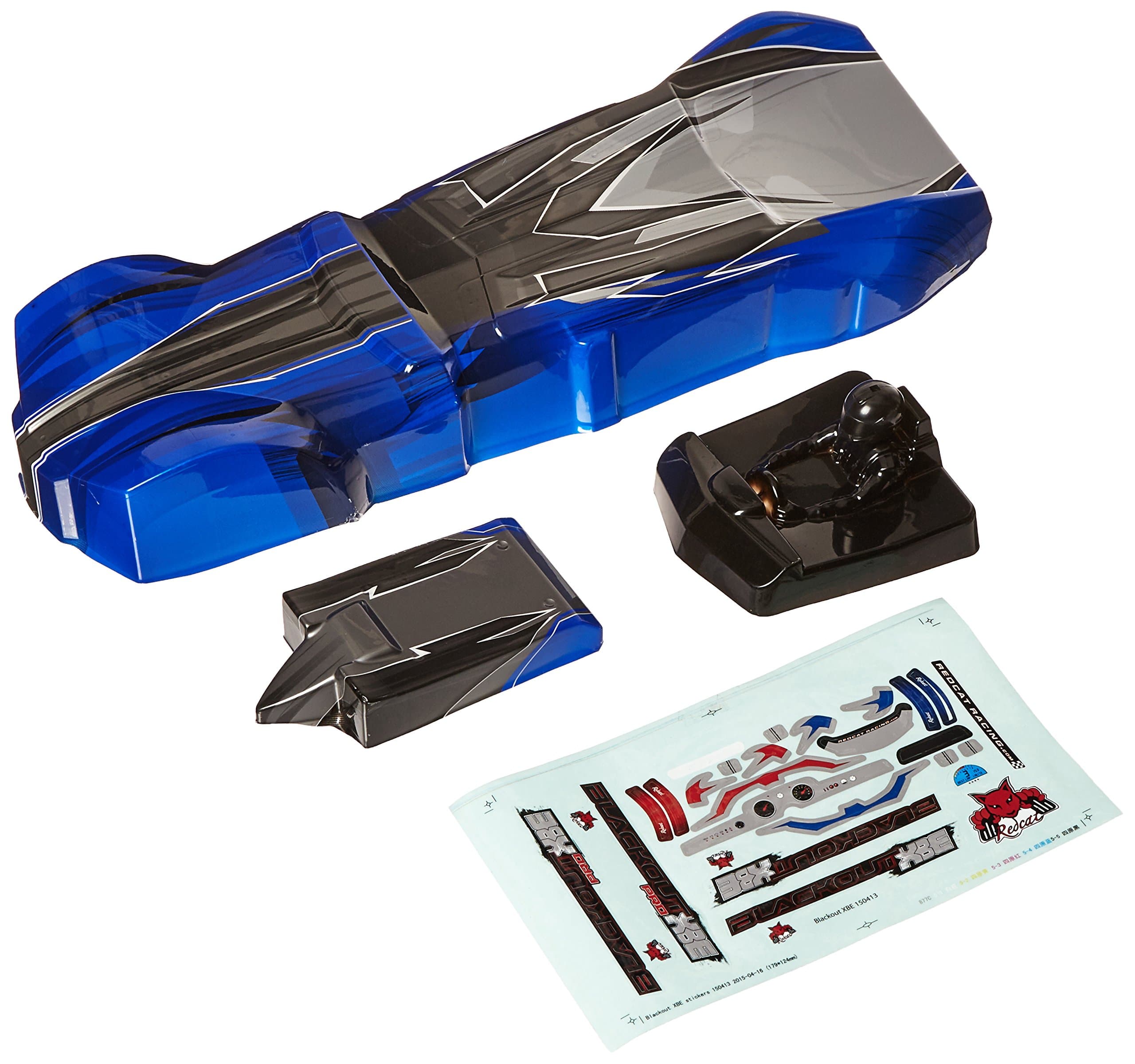 Redcat Racing Blackout XBE Body, Blue