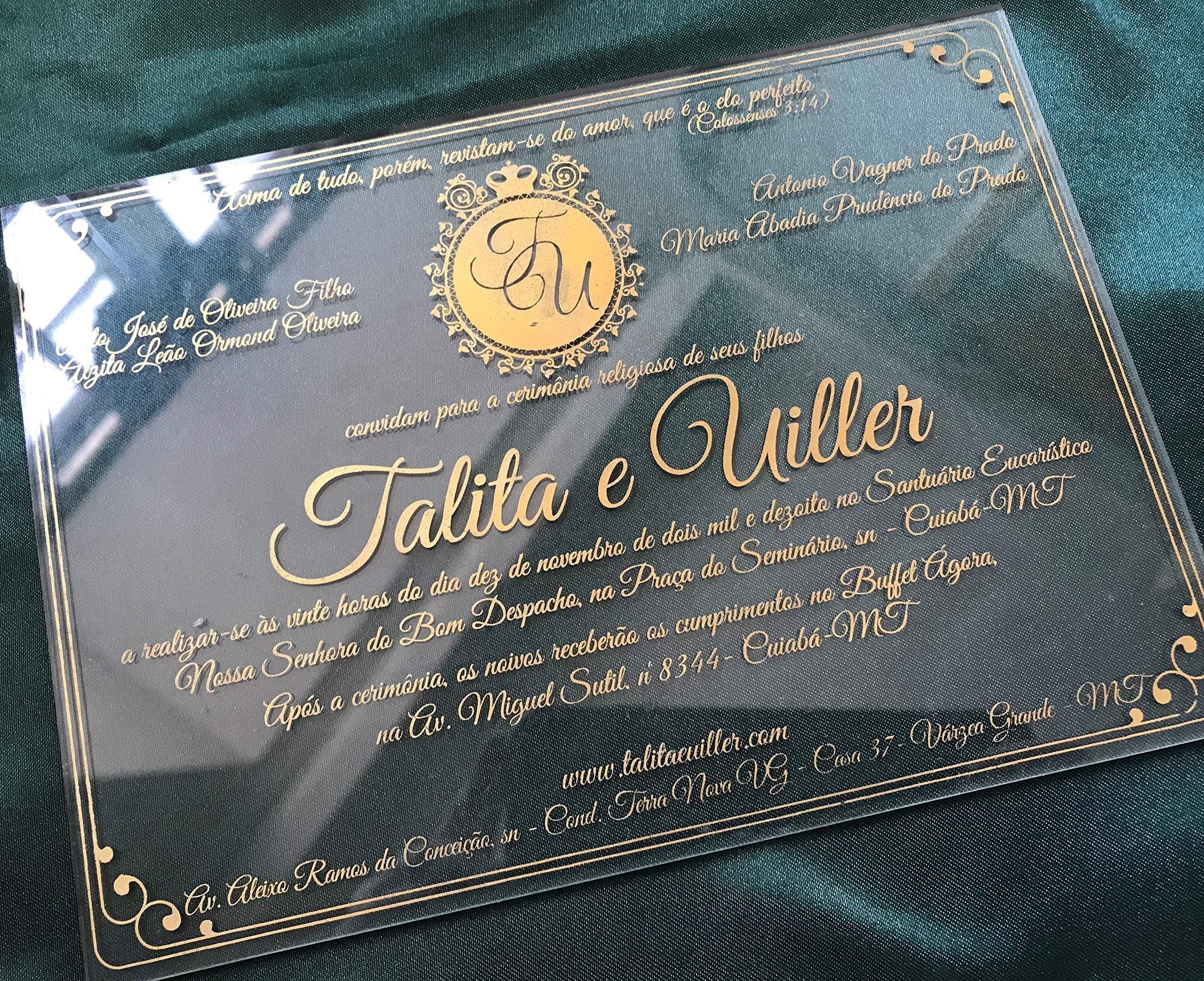 Laser Cut Wedding Invitations,Horizontal Version,Elegant Gold Ink Graduation Anniversary Invitations,Acrylic Invitations,Party Decorations Invitations,Acrylic Menu Cards,Special Invitations,10pcs