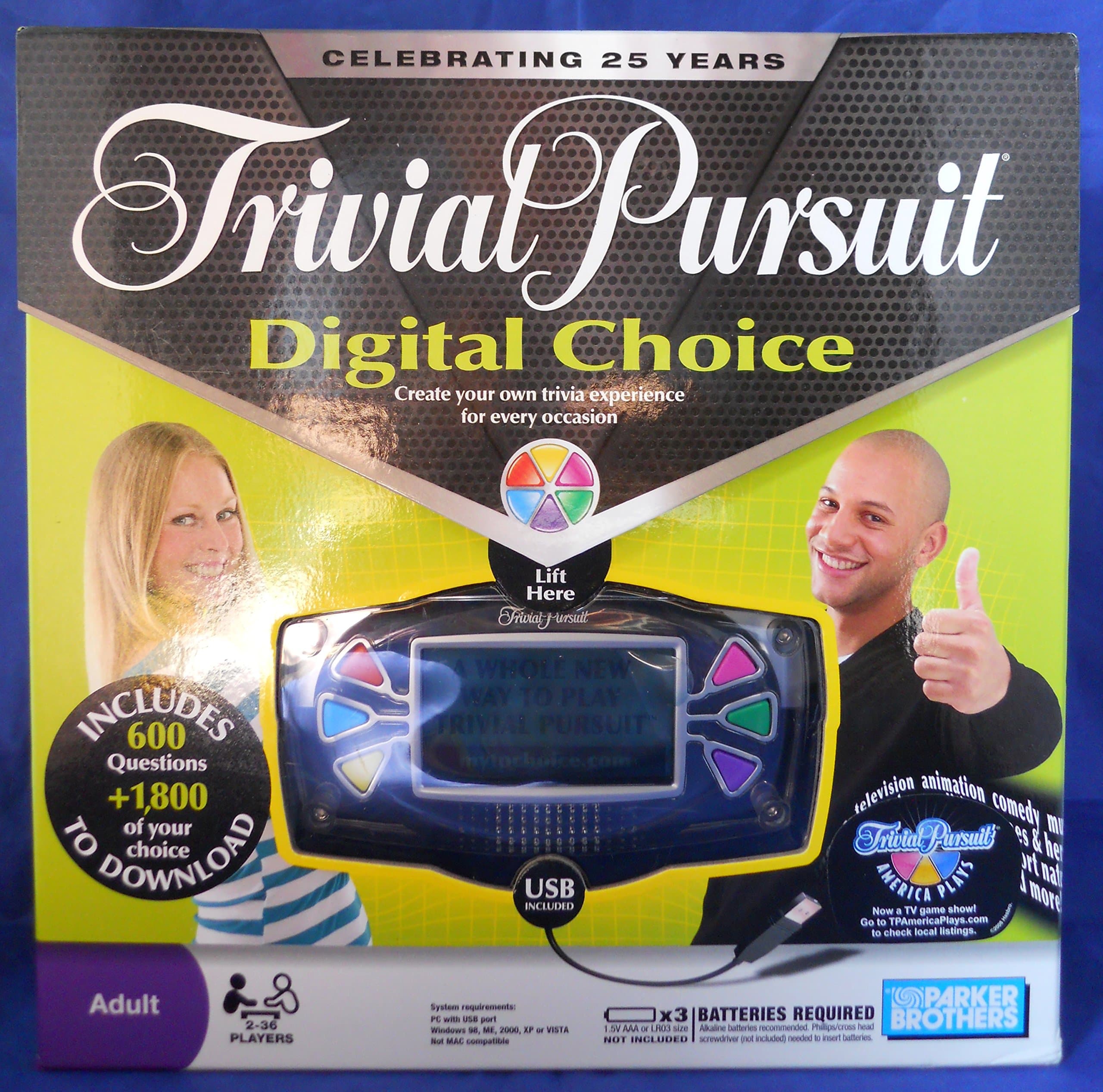 Hasbro Gaming Trivial Pursuit Digital Choice