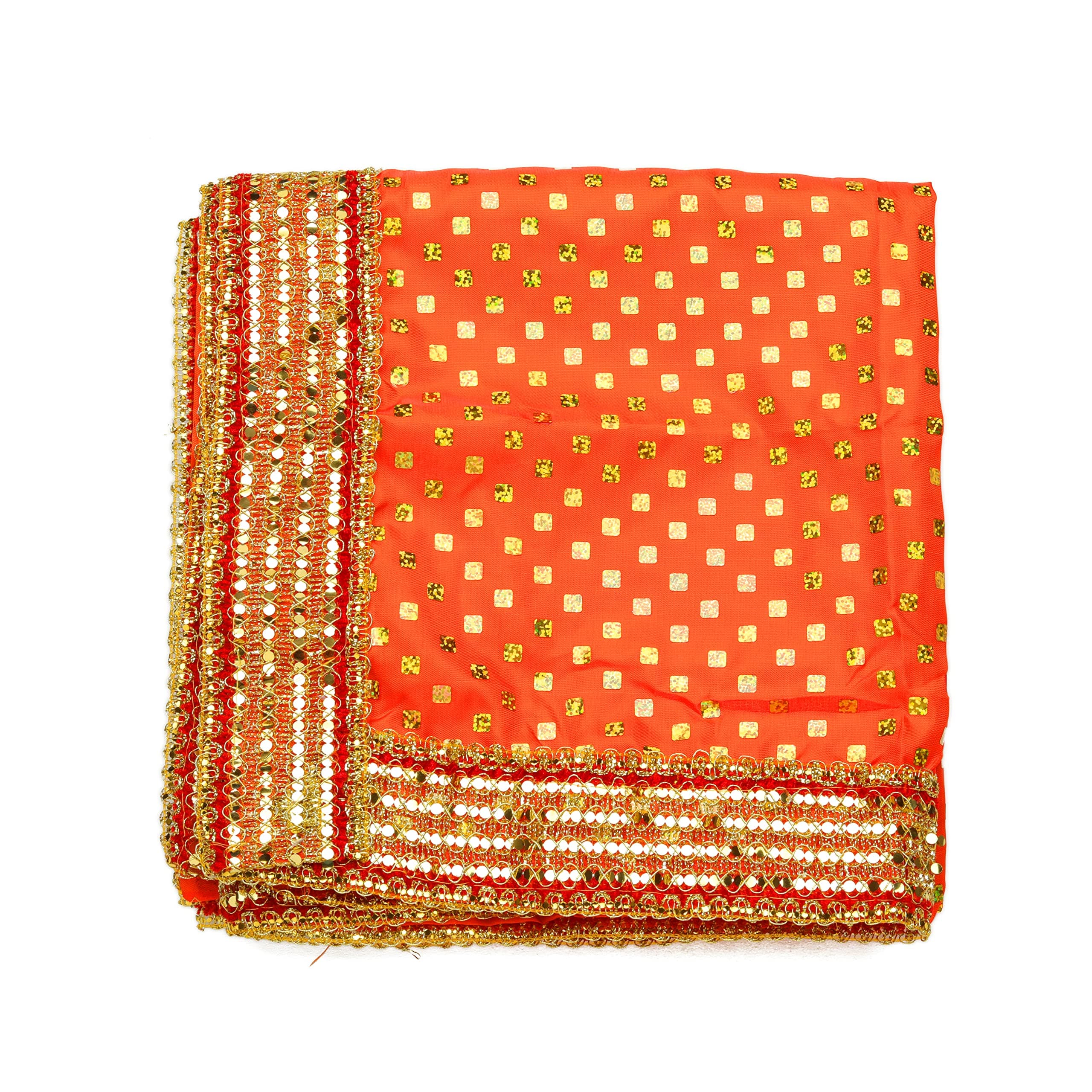 Aditri creation, Large Backdrop/Asan Orange Colour Size 40/40