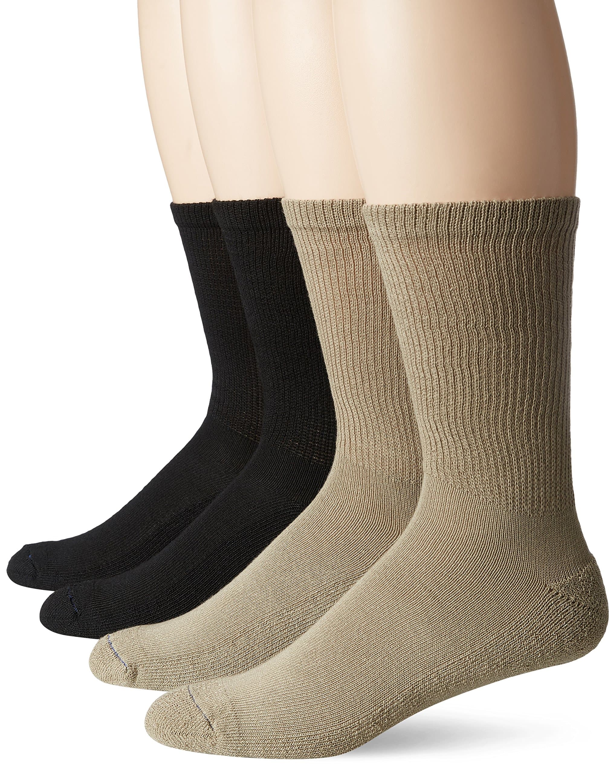 Dr. Scholl's Men's 4 Pack Diabetic and Circulatory Non Binding Ankle Socks