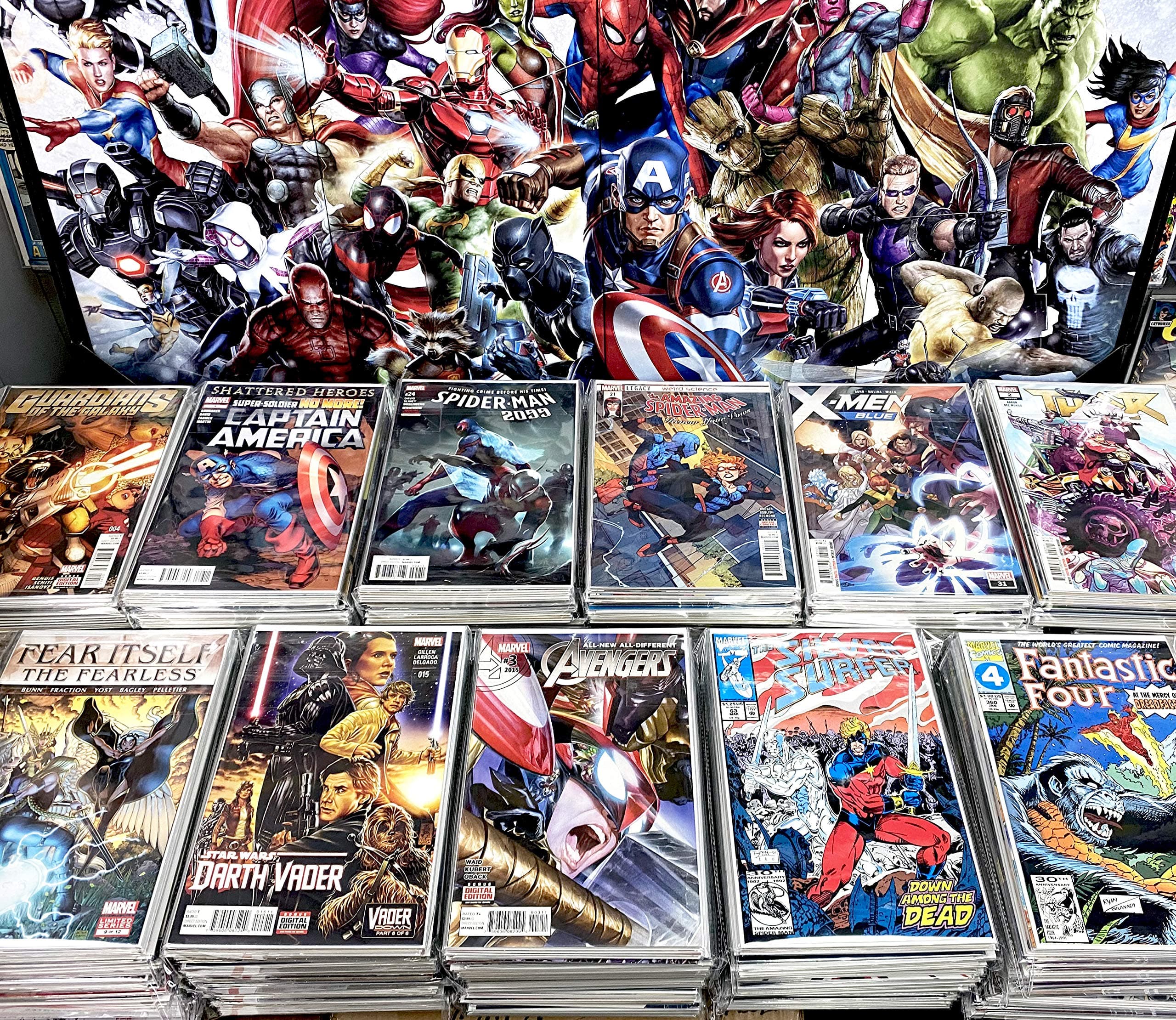 Comics Premium Comic Books Gift Pack - 24 Collection - MARVEL ONLY - Superheroes Grab Bag