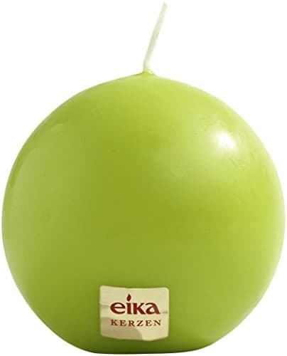 Eika Ball Candle, Paraffin Wax, Lime Green