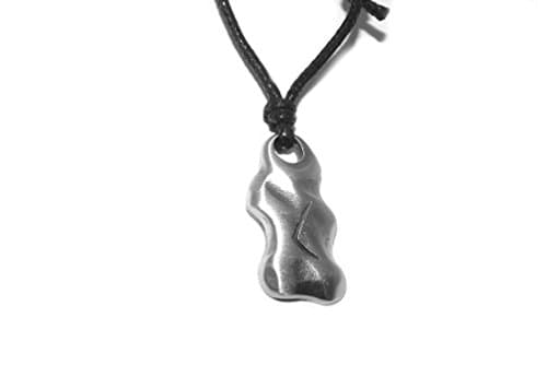 Kenaz Pewter Rune Stone Pendant (Knowledge, Confidence etc)