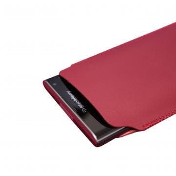 Blackberry PRIV UltraJacket™ Light & Slim Sleeve Case (Red) | Durable PU Leather with SuperSoft Microfiber Lining to Prevent Scratching & Damage