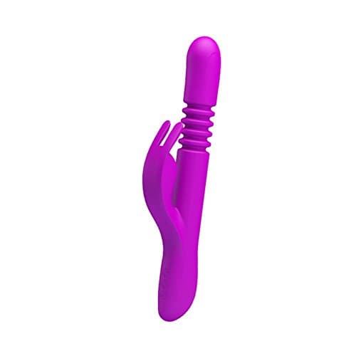 SMCOOL Intelligent Rotating Telescopic Rotating Stick 4-Frequency Telescopic 12-Frequency Vibration Female Masturbation Device Silicone + ABS 250 * 37mm