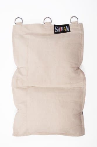 Iron Palm - Kung Fu- Canvas Wall Mounted Bag 2 Section - White