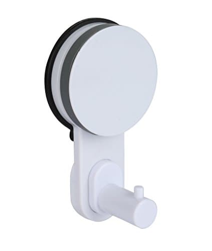 Lonior Suction Cup Hook Plastic Coat Hat Robe Towel Hanger Waterproof Wall Hook for Bathroom Kitchen Room