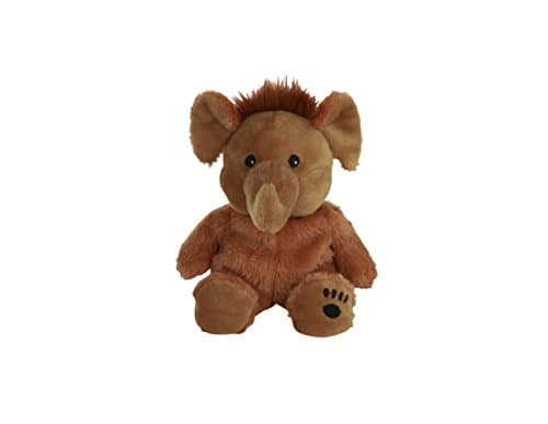 Habibi Plush Thermal Soft Toy Elephant Brown