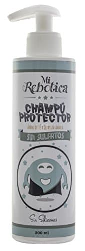 MI REBOTICA NATURAL PROTECTIVE SHAMPOO 300 ML , EXTRA SOFT SHAMPOO SULPHATE FREE, SILICONES FREE, DYES FREE, ARTIFICIAL AROMA FREE