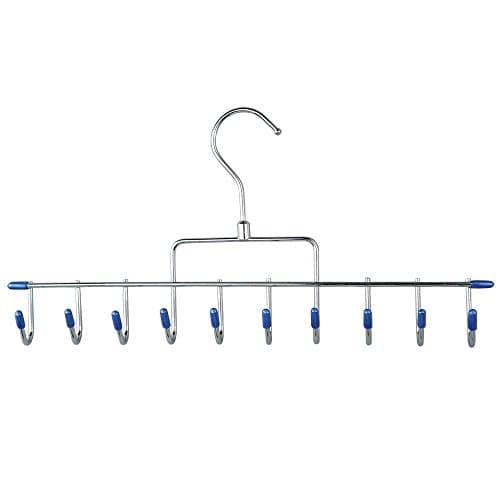 Tandi 10 Hooks Multi-functional 360 Degree Swivel, Wall Door Closet Hanger/ Rack, 3 Pcs